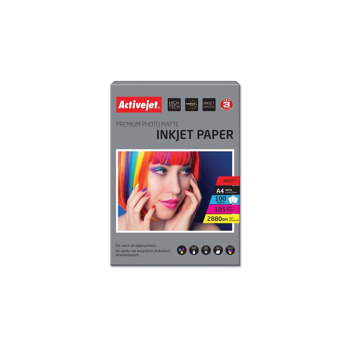 Papier foto AP4-105M100 Activejet (EXPACJPAP0022)