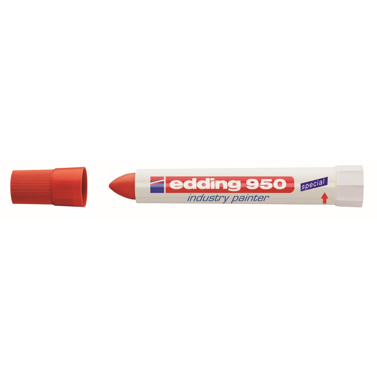 Marker specjalistyczny czerwony 10mm okrągła końcówka