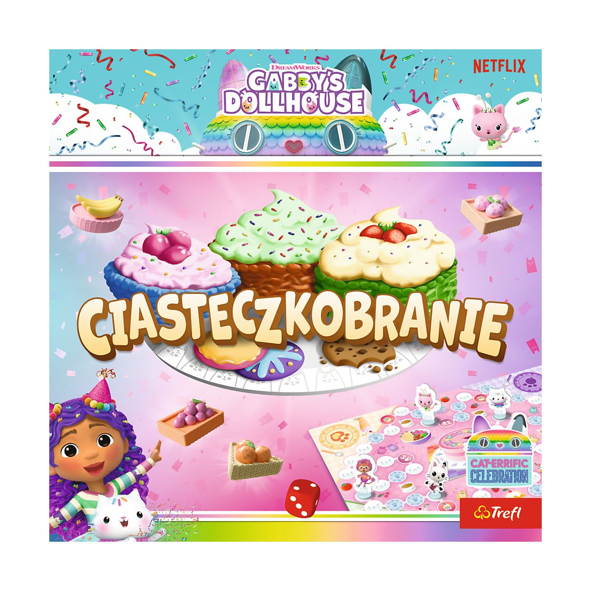 Gra pamięciowa Gabby Ciasteczkobranie Trefl (02801)