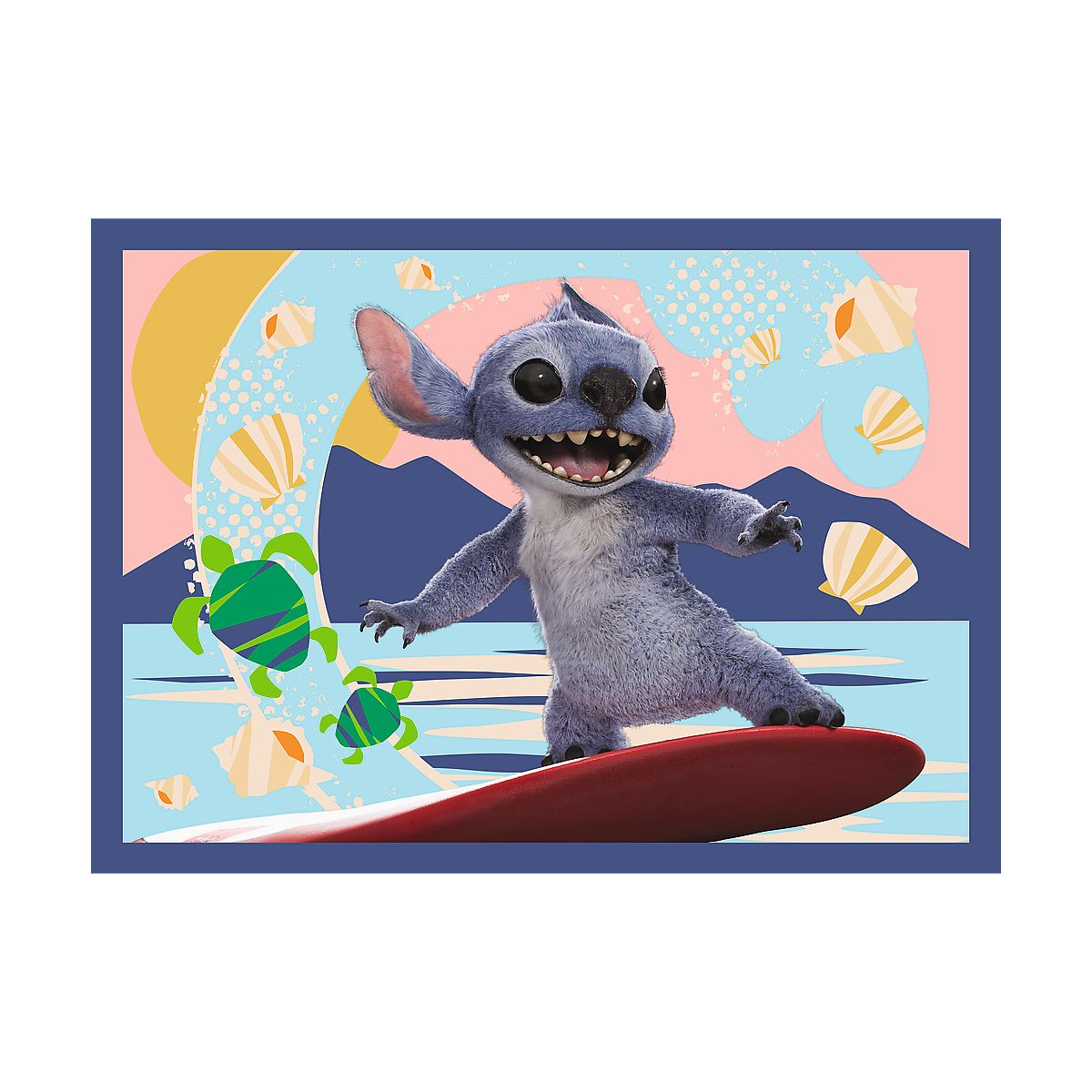 Puzzle Stitch Wakacje na Hawajach 4w1 el. Trefl (34666)