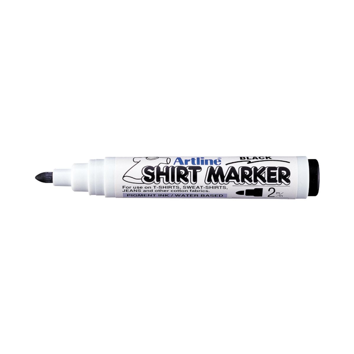 Marker specjalistyczny do odzieży czarny okrągła końcówka Artline (AR-002 7 2)