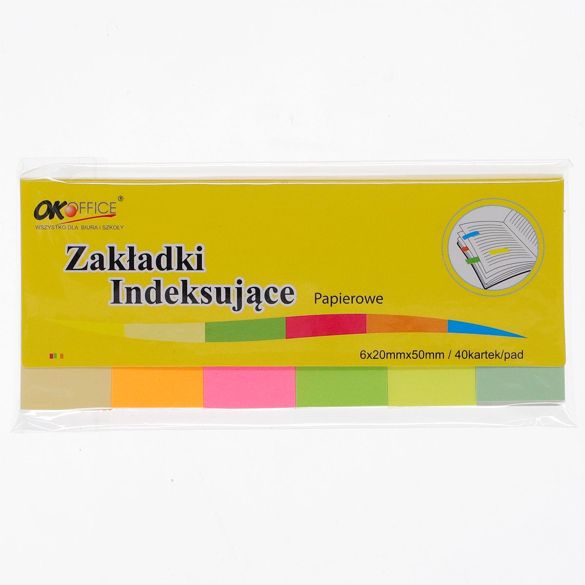 Zakładki indeksujące Okoffice 240k [mm:] 20x50 (SDM-104)