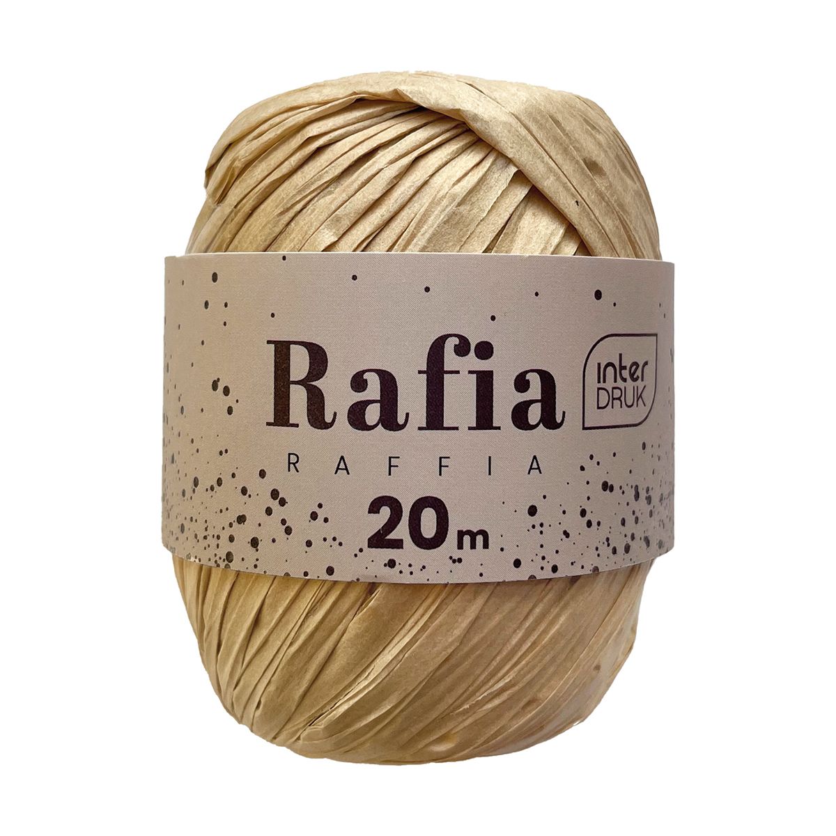 Rafia Interdruk satin gold na szpulce 5902277345547 mix 20m (20 m)