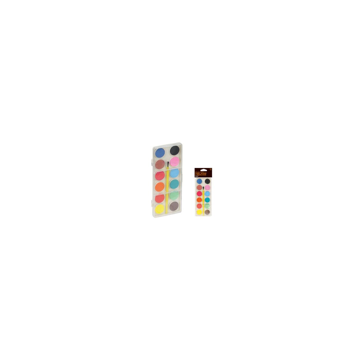Farby akwarelowe Grand zestaw ekonomiczny 12 kolor.