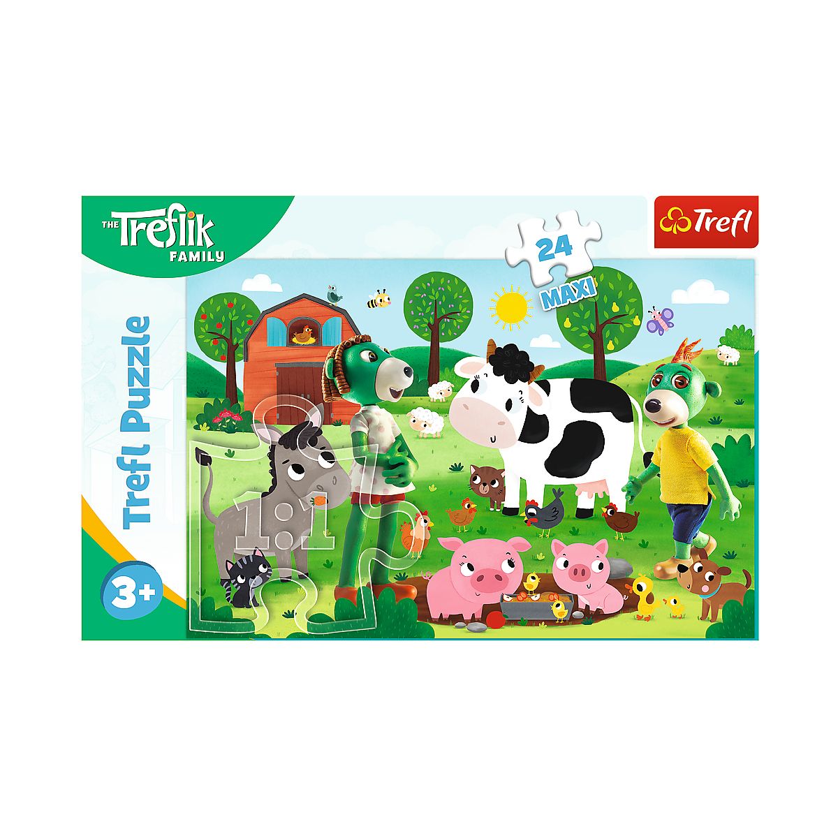 Puzzle Trefl Rodzina Treflików Zimowy czas z Treflikami 24 el. (14360)