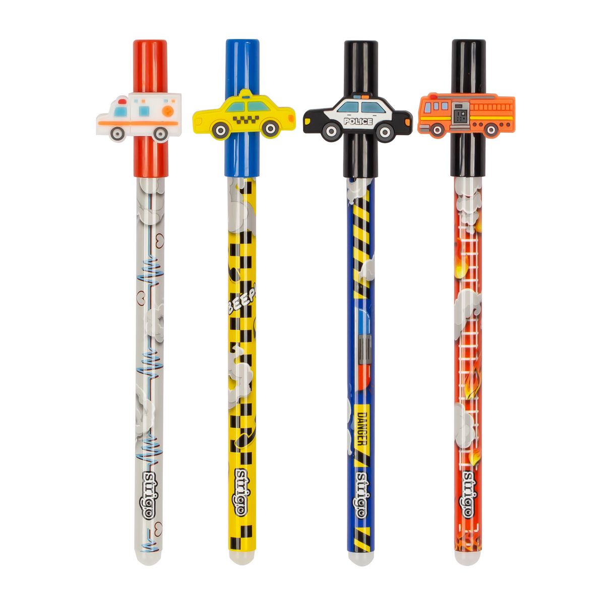 Długopis wymazywalny POJAZDR 5902315577497 niebieski 0,5mm Strigo (SSC186)