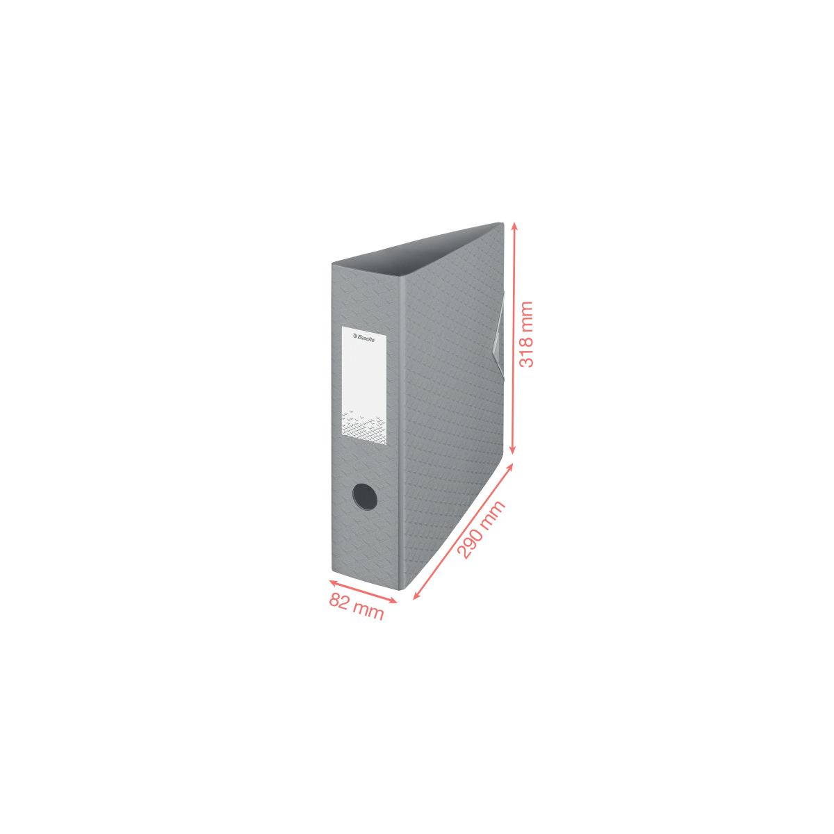 Segregator dźwigniowy Esselte Colour Breeze polyfoam A4 82mm koralowy (628427)