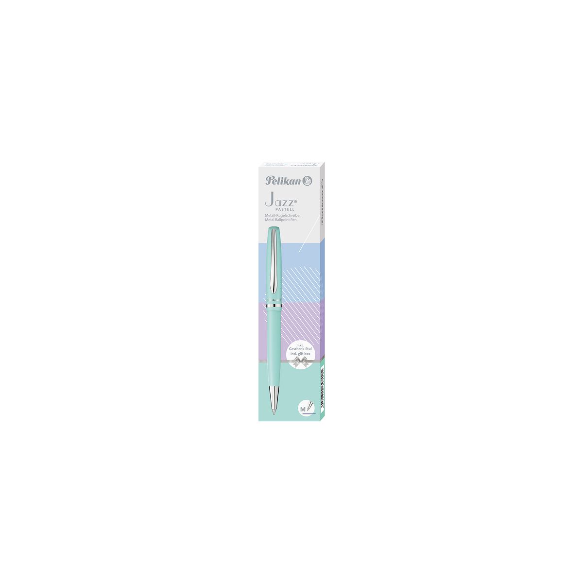 Długopis Jazz Pastel mint etui niebieski Pelikan (400197485)