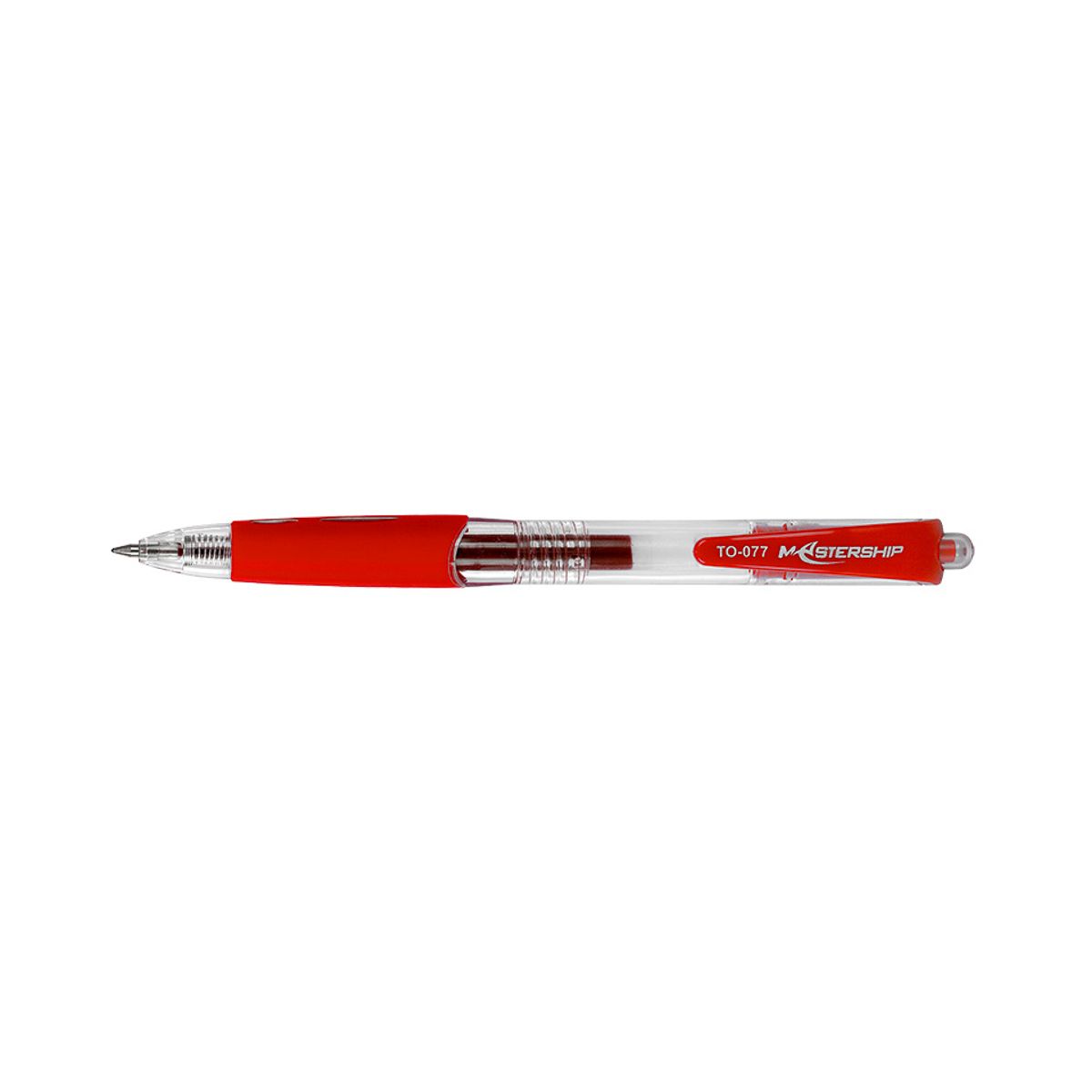 Długopis żelowy Toma AUTOMATYCZNY czerwony 0,5mm (TO-077 2 2)