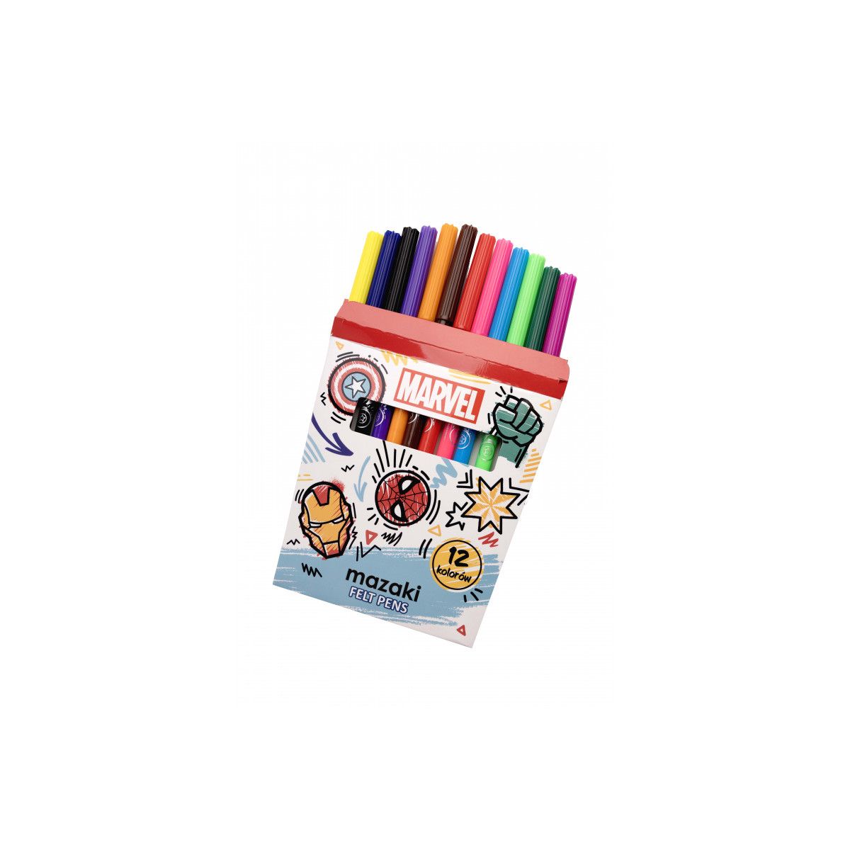 Flamaster AVENGERS 12 kol. Beniamin (114136)