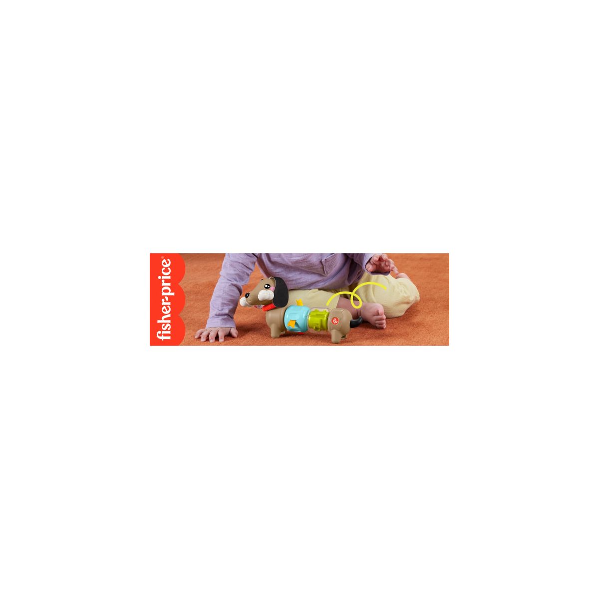 Zabawka edukacyjna jamnik aktywizujący Fisher Price (HTW91)