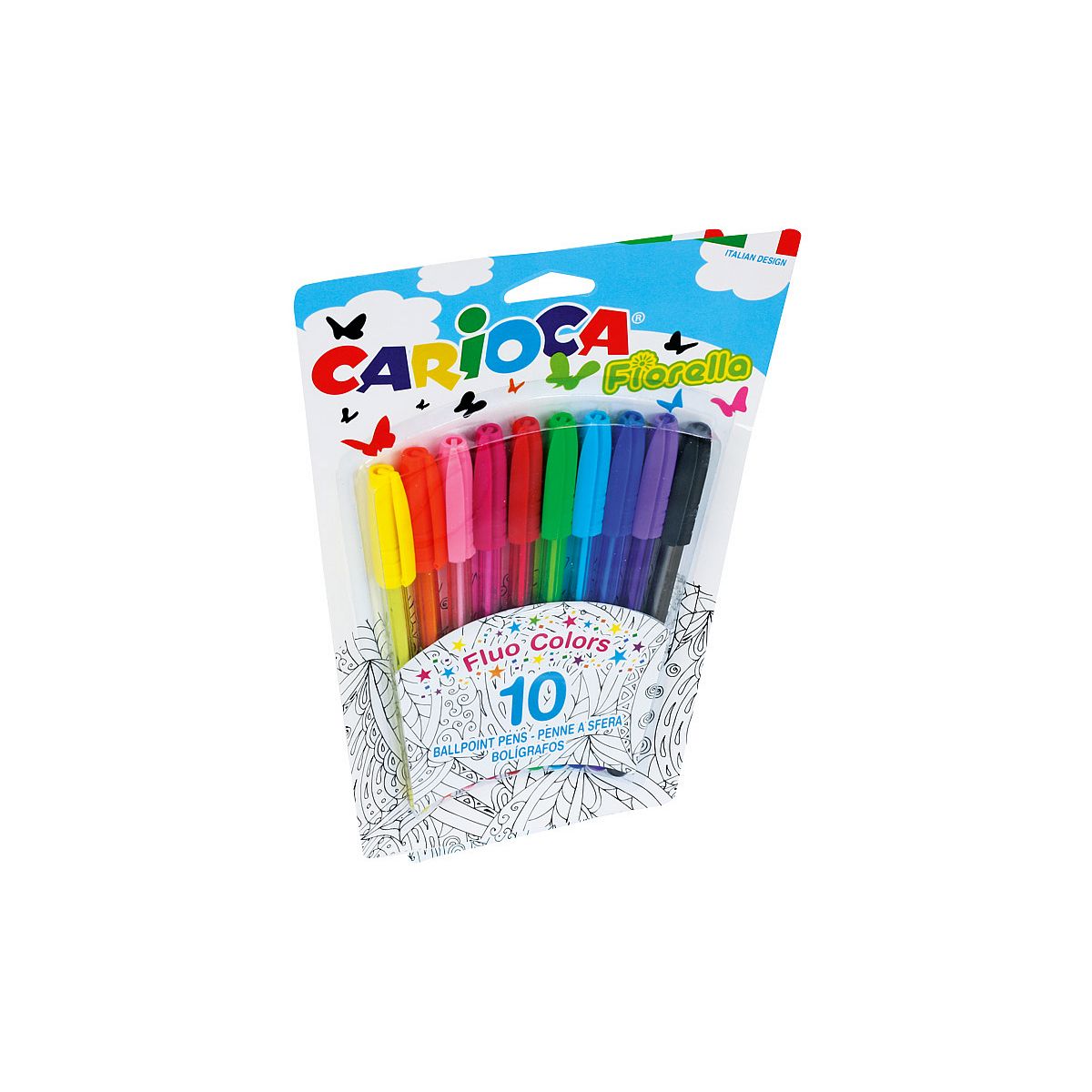 Długopis Fiorello Carioca 10 kolorów (42775)