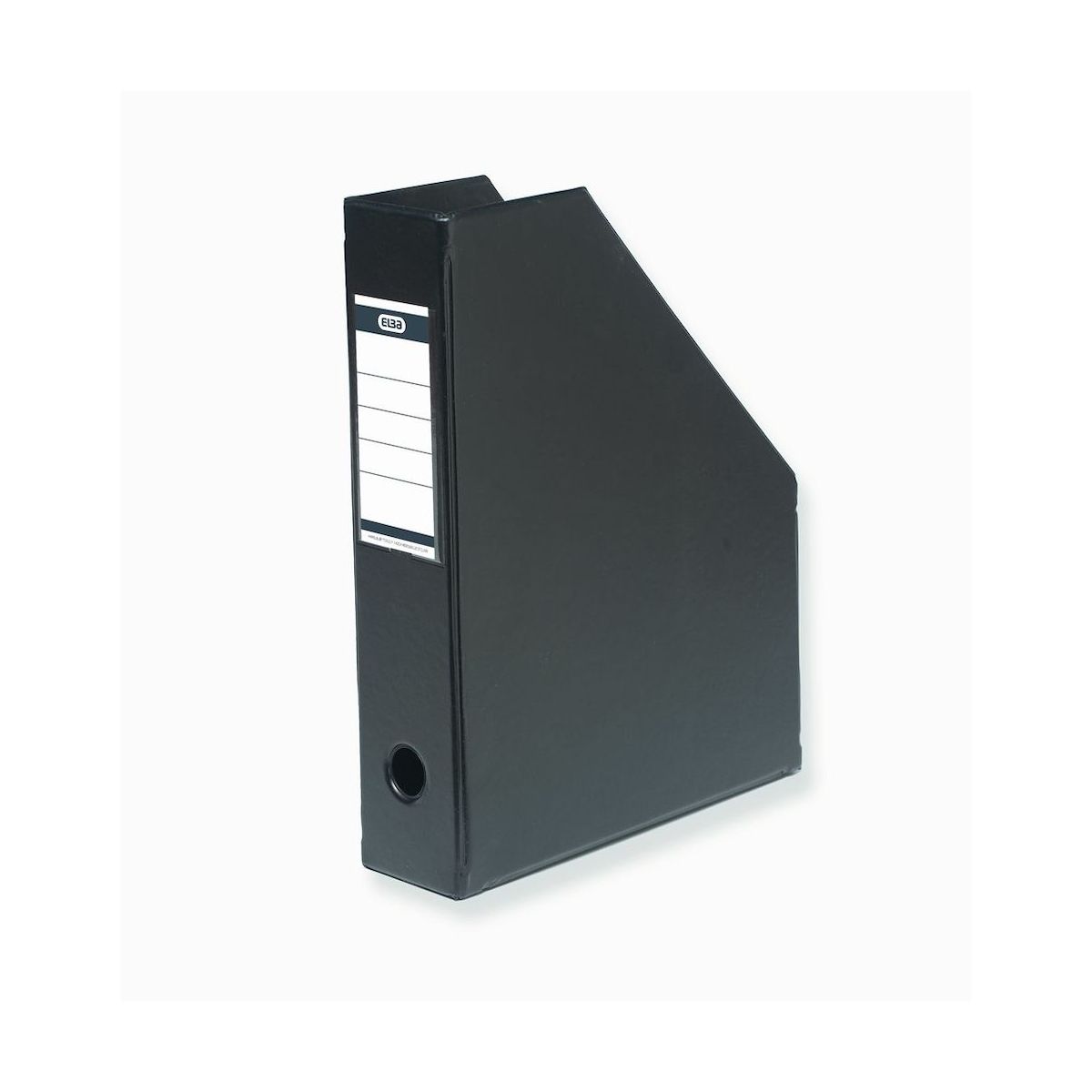 Pojemnik na dokumenty pionowy A4 czarny PVC PCW Elba (100400624)