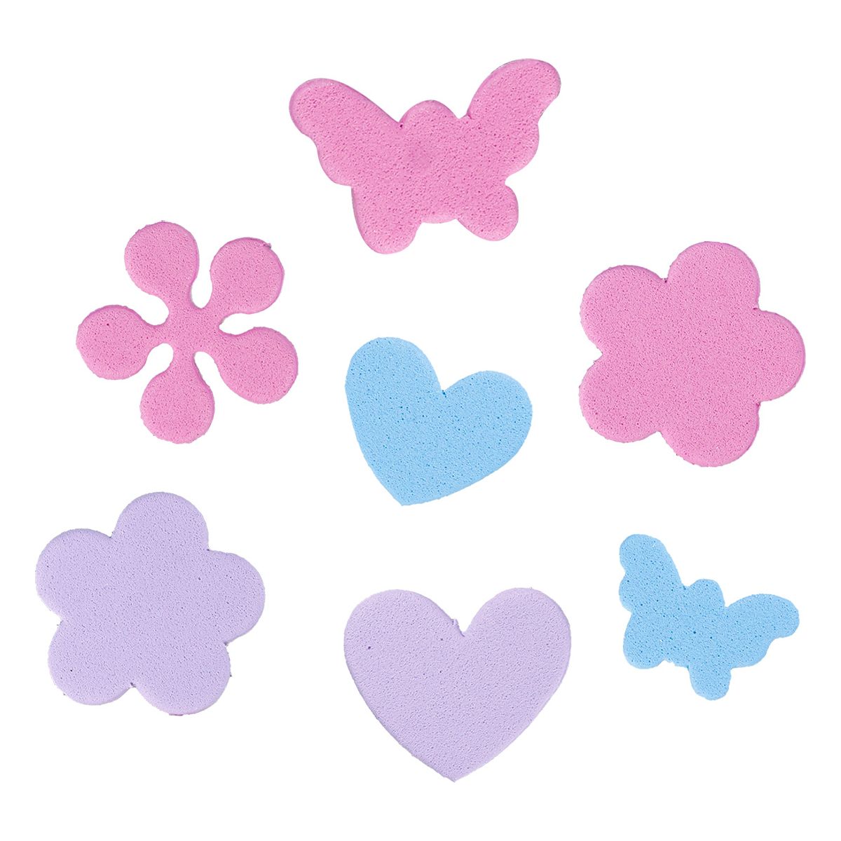 Naklejka (nalepka) Craft-Fun Series pianka - kwiatki, motyle, serca Titanum (BR136)