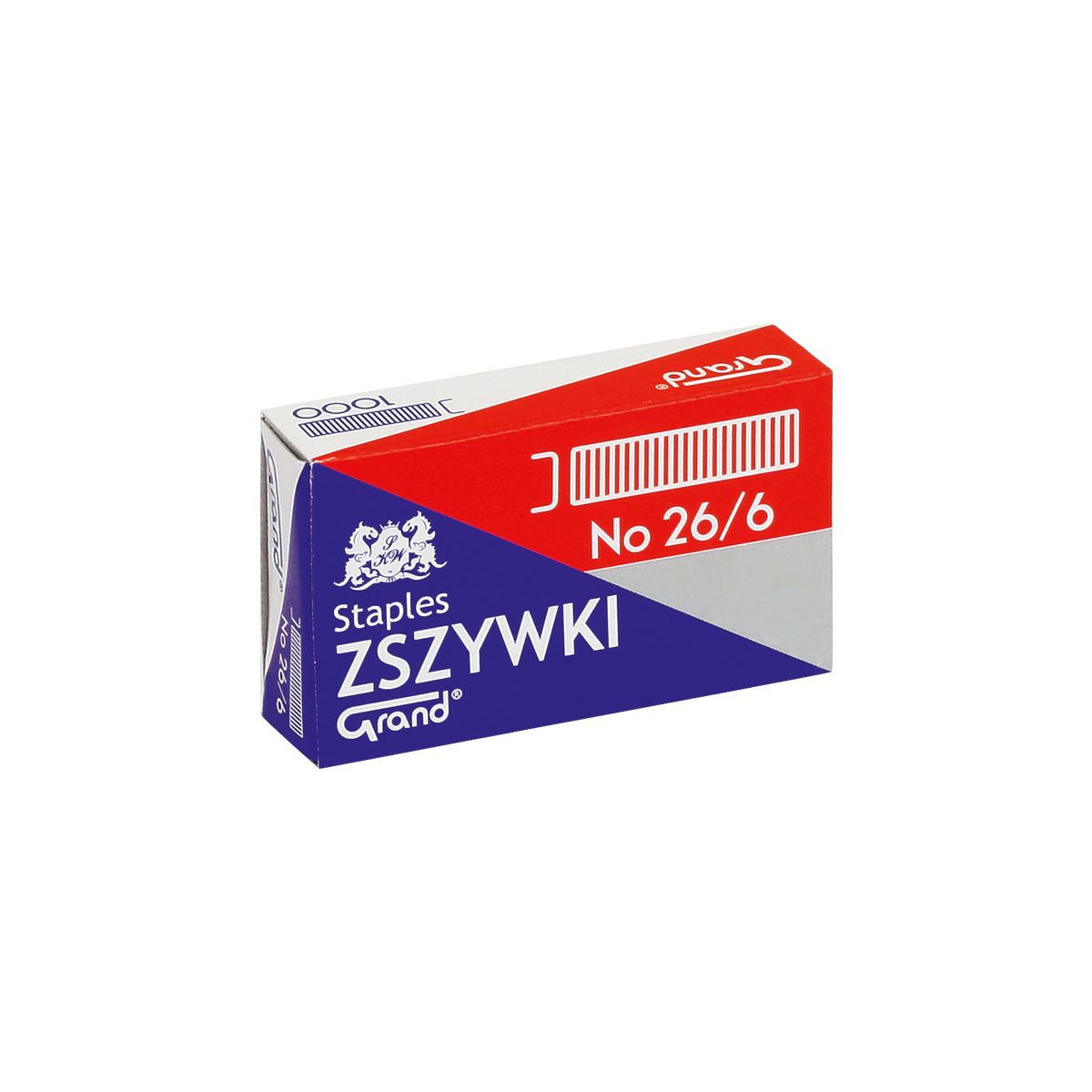 Zszywki 26/6 Grand 1000 szt (110-1390)