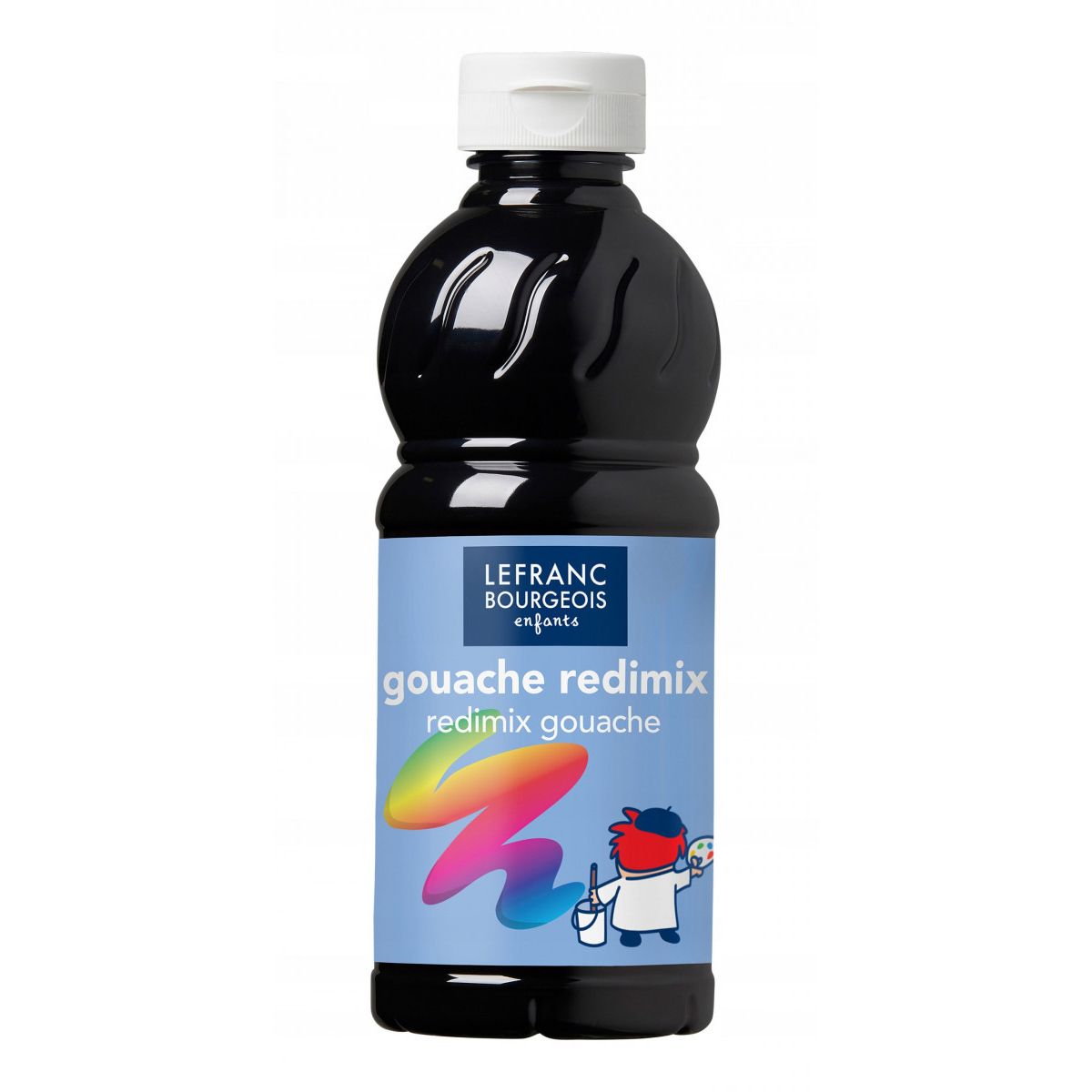 Farba tempera Lefranc&Bourgeois REDIMIX kolor: czarny 500ml 1 kolor. (188017)