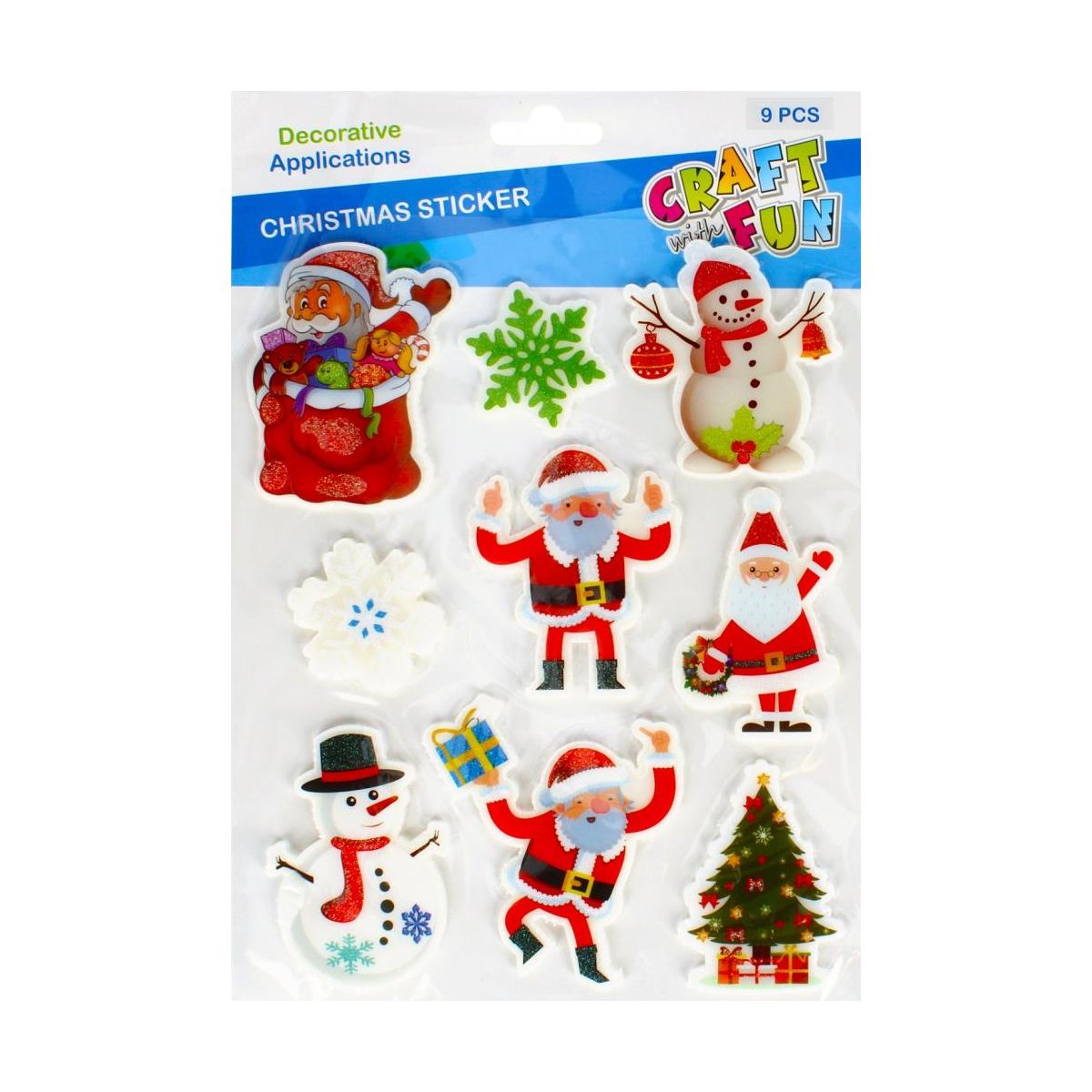 Naklejki świąteczne Craft with Fun (481002)