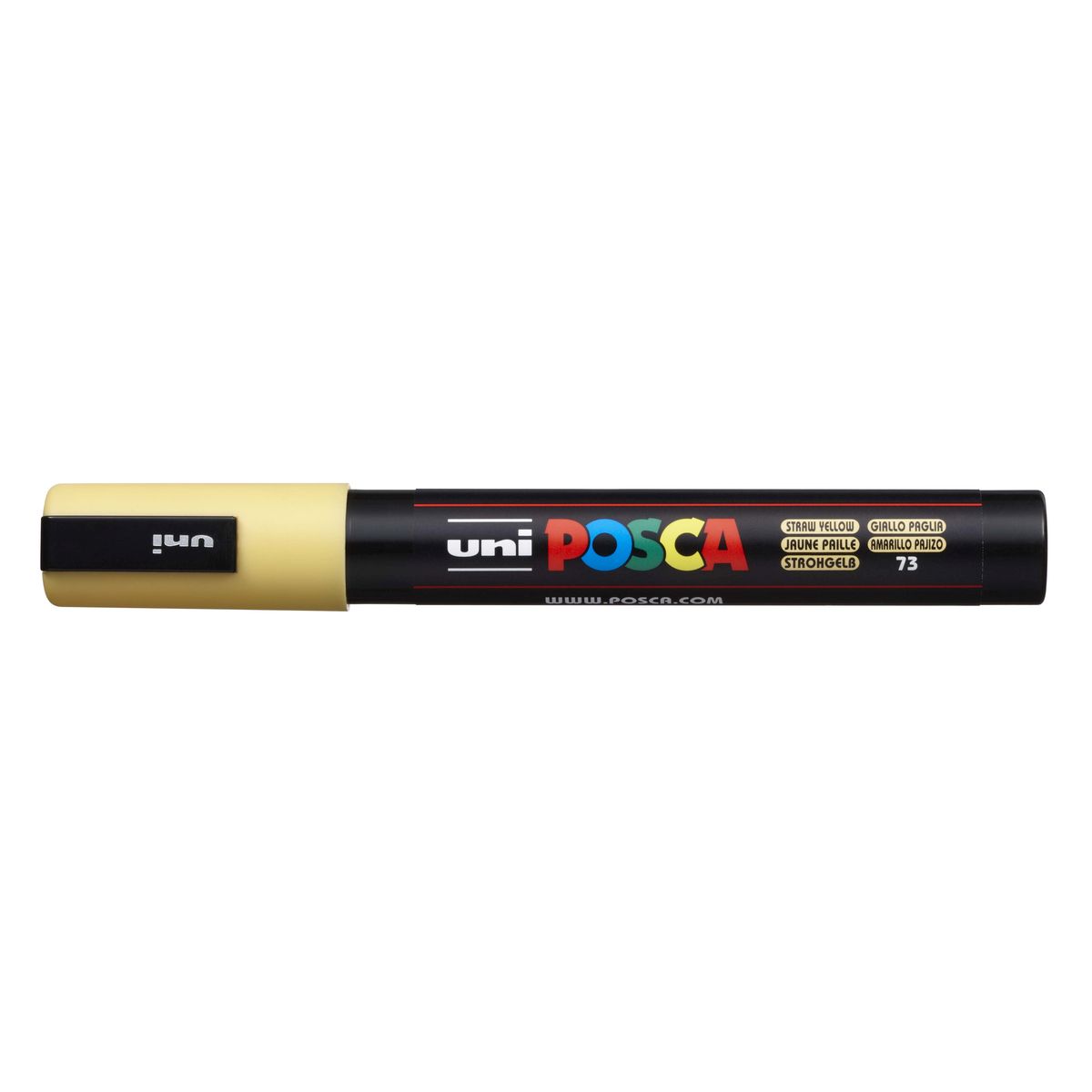 Marker specjalistyczny Uni Posca żółty słomiany 1,8-2,5mm okrągła końcówka (PC-5M)