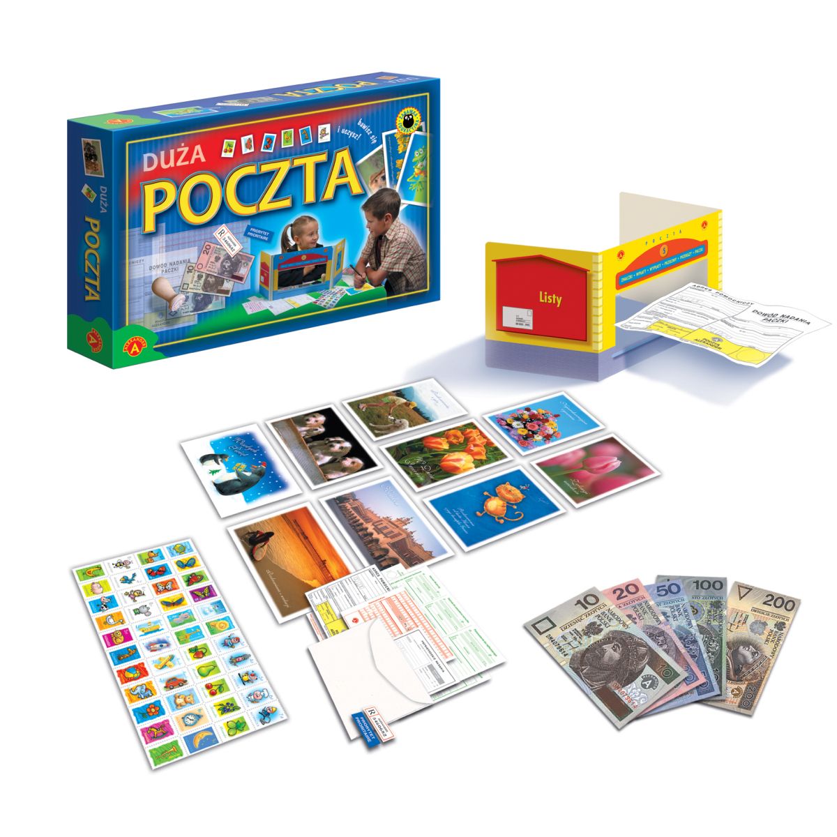 Gra planszowa duża poczta Alexander (5906018002362)