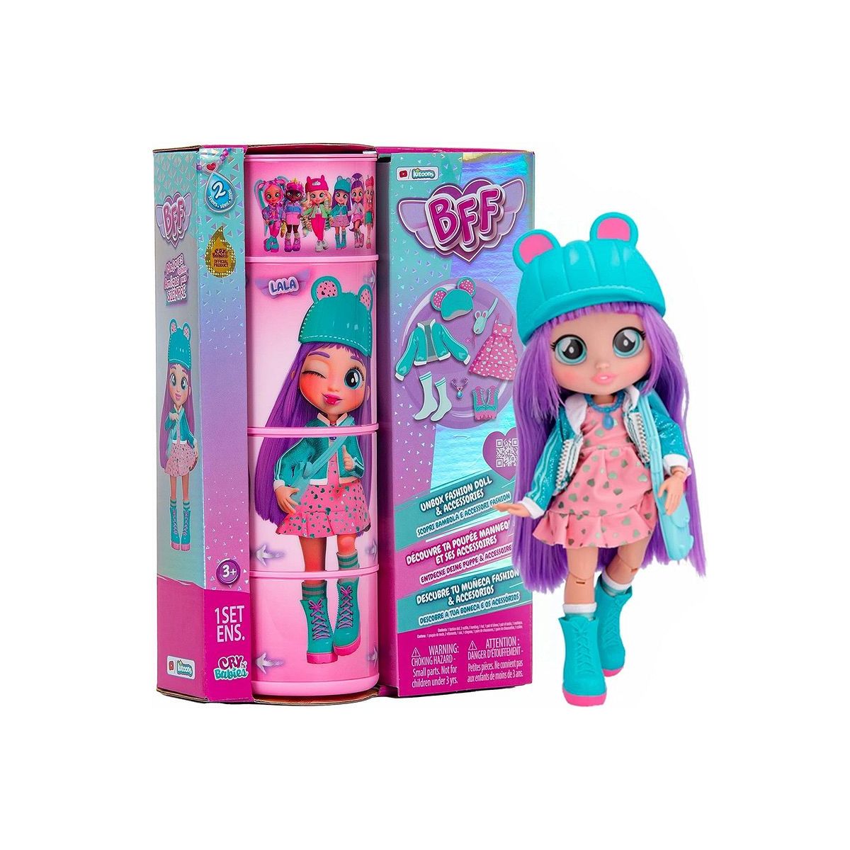 Lalka Tm Toys Cry Babies BFF Lala seria 2 [mm:] 200 (IMC908369)