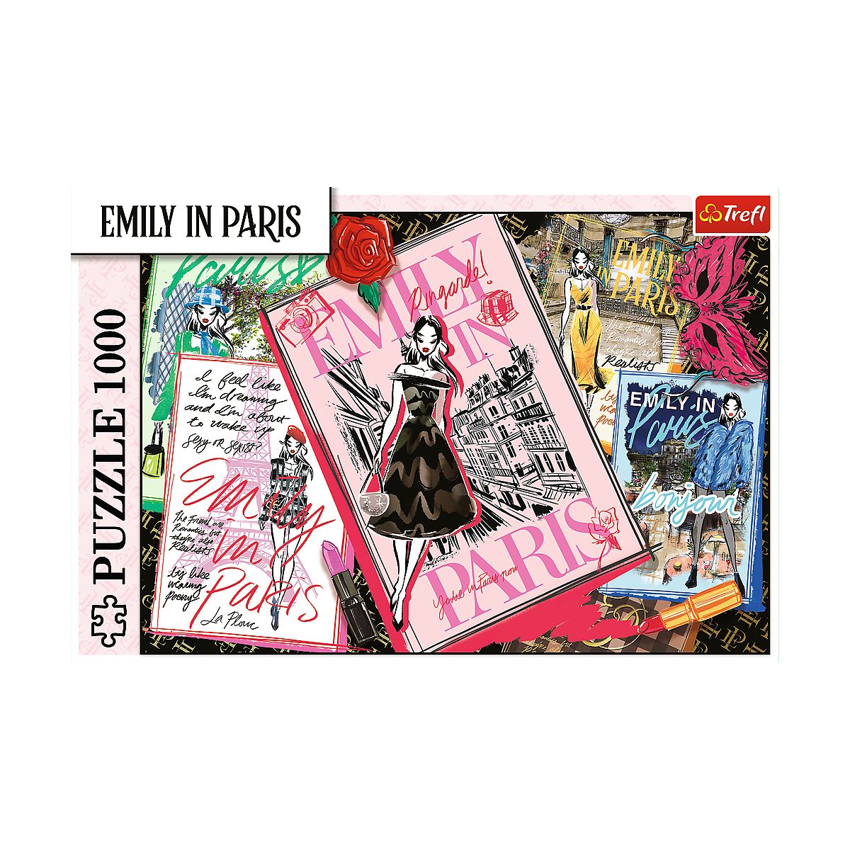 Puzzle Emili W Paryżu Magazyn Mody_ 1000 el. Trefl (10966)