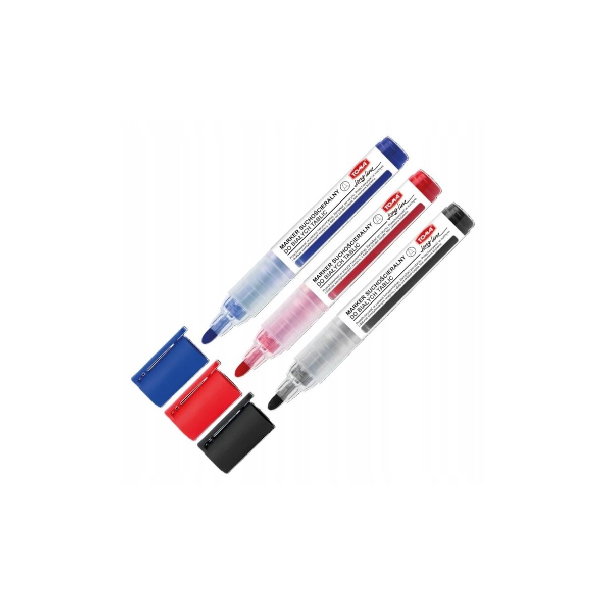 Marker suchościeralny MIX wkład mix 3,0mm okrągła końcówka Toma (TO-265)