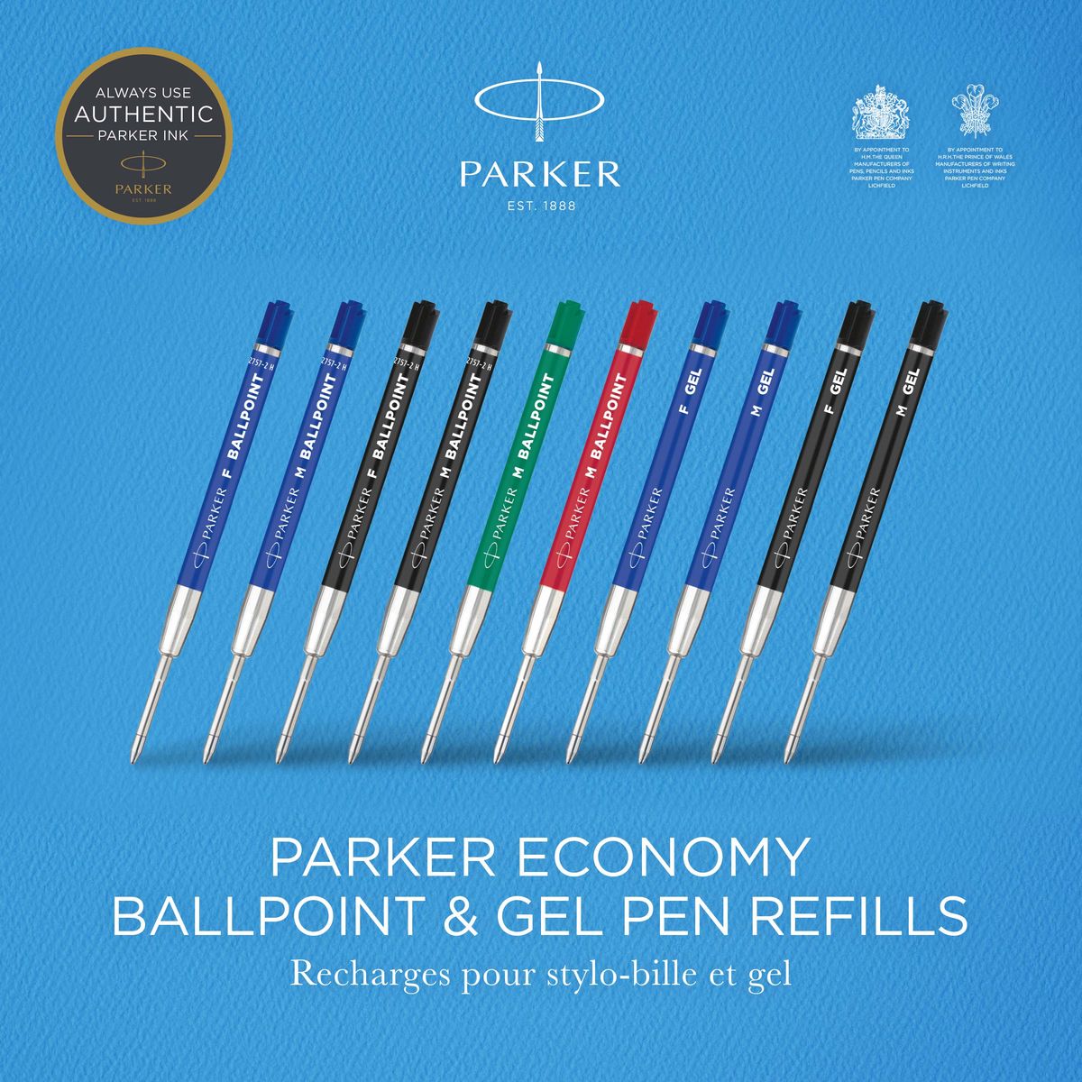 Wkład do długopisu Parker niebieski Mmm (2166542)