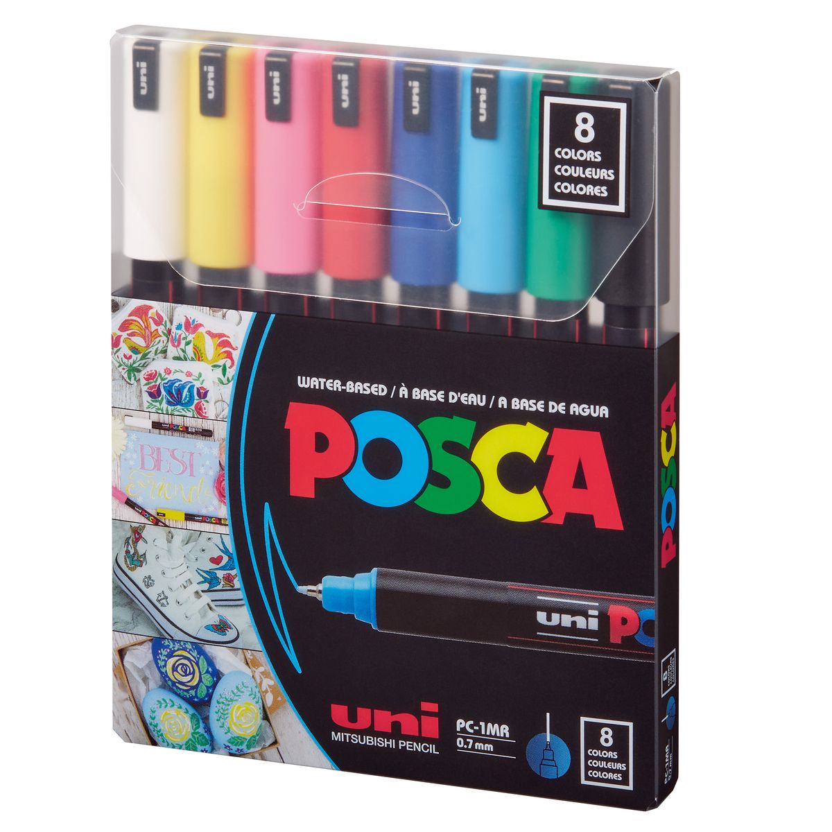 Marker specjalistyczny Posca PC-1MR/8 5906340928309 (różne) 0,07mm igłowa końcówka (194465)