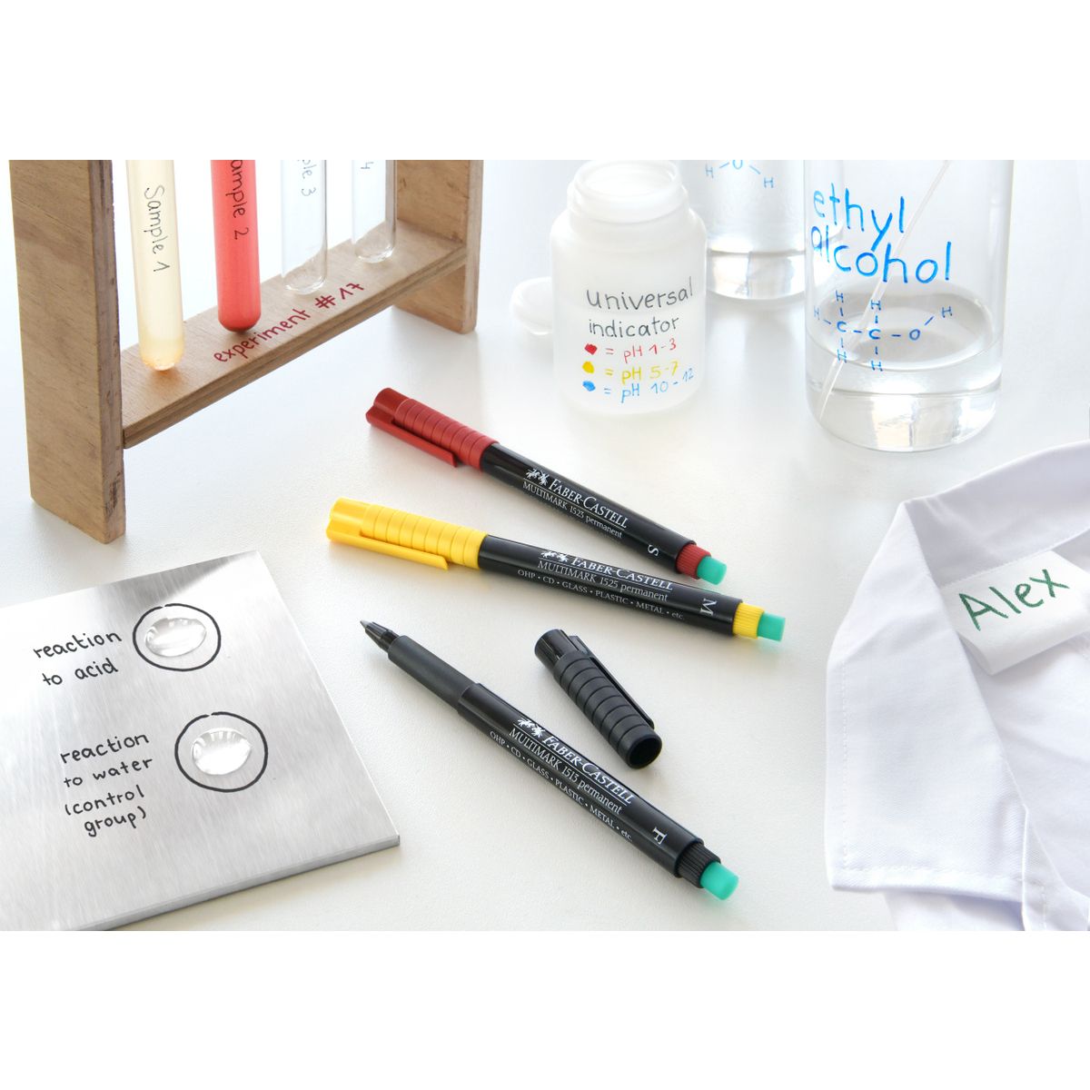 Foliopis Faber-Castell Multimark 1 mm niebieski