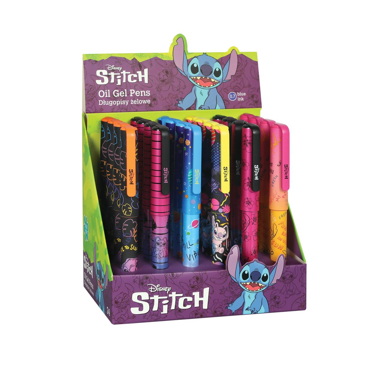 Długopis Stitch niebieski 0,7mm Patio (91361PTR)