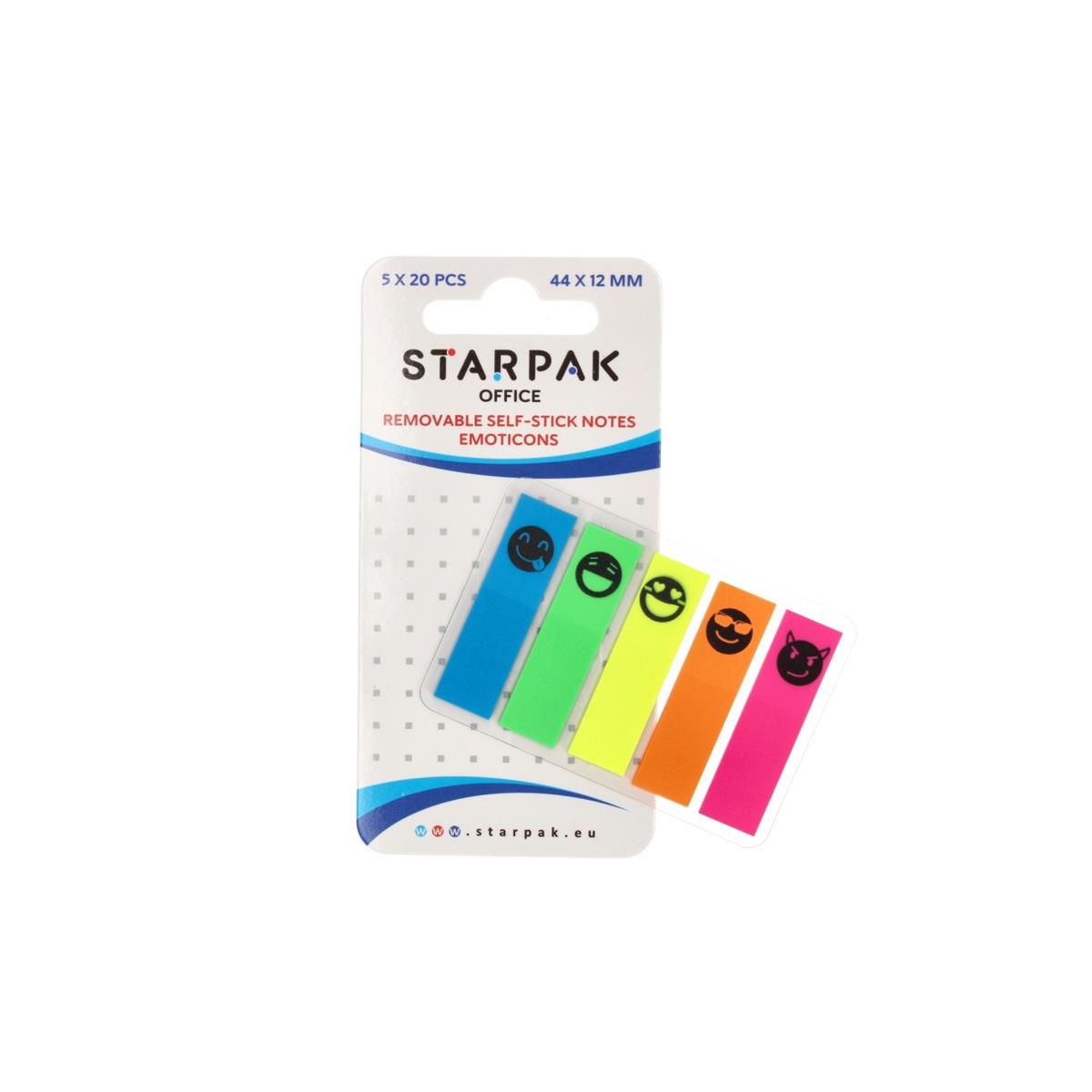 Zakładki indeksujące Starpak 100k [mm:] 44x12 (472874)