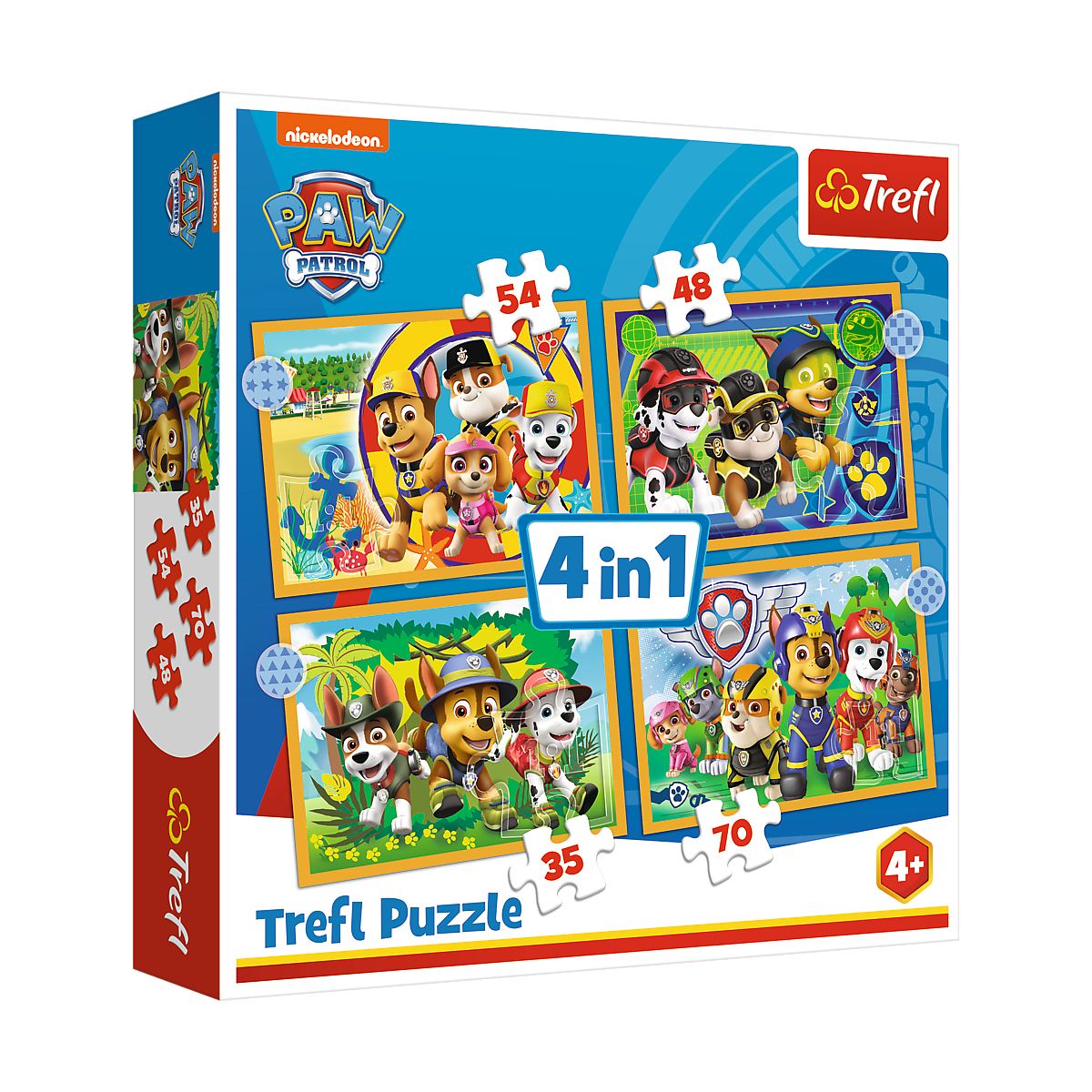 Puzzle Trefl 4w1 el. (34395)