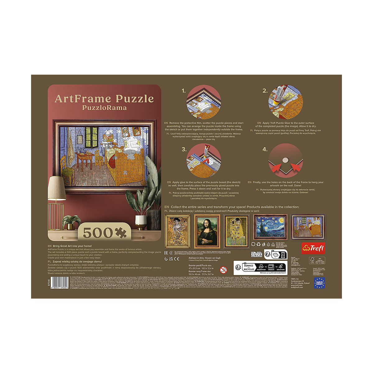 Puzzle Pokój van Gogha w Arles Trefl (37545)