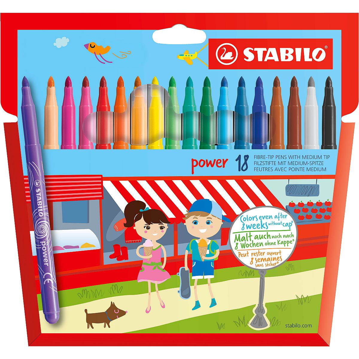 Flamaster 18 kol. Stabilo (280/18-01)
