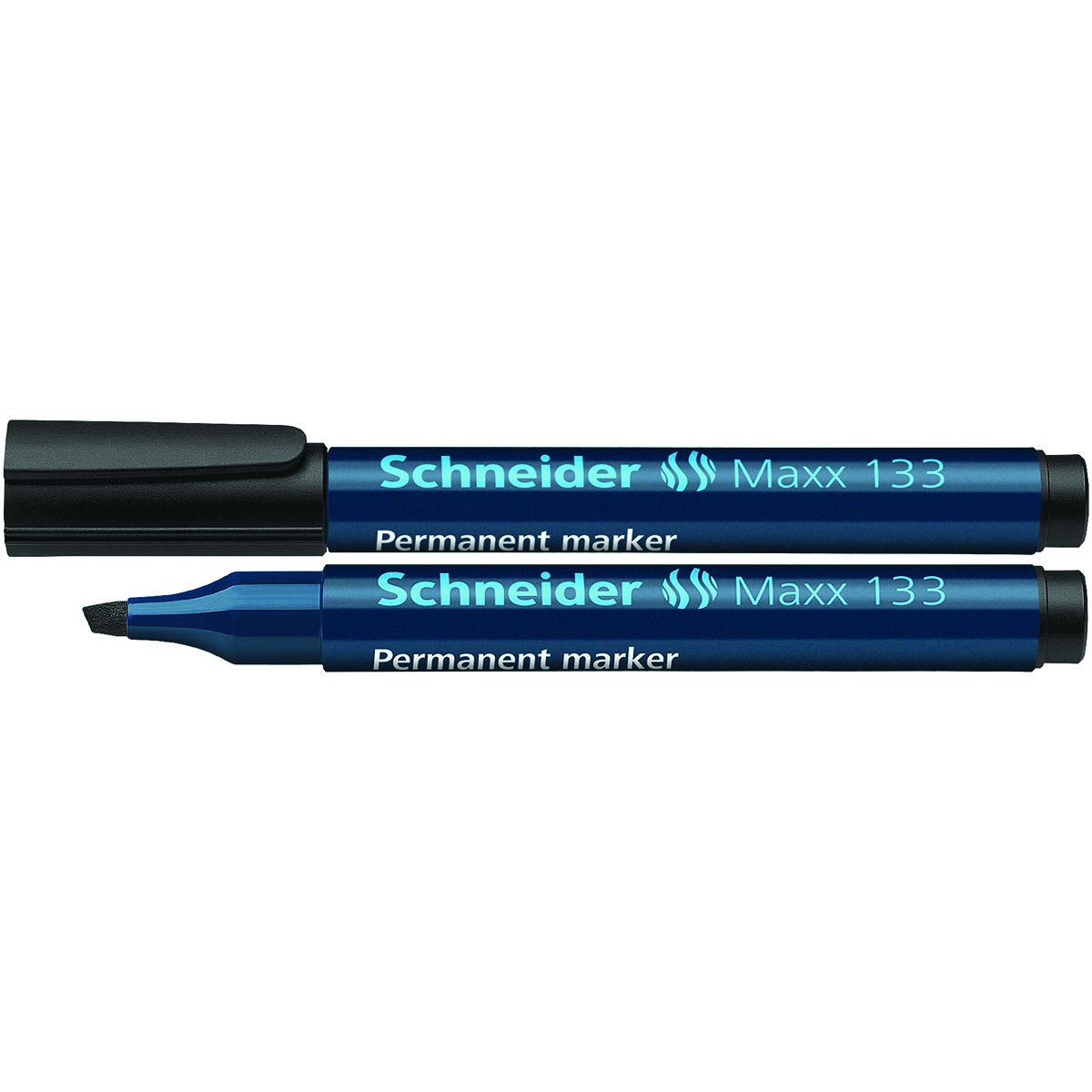 Marker permanentny Schneider Maxx 133 czarny 4,0mm ścięta końcówka (SR113301)