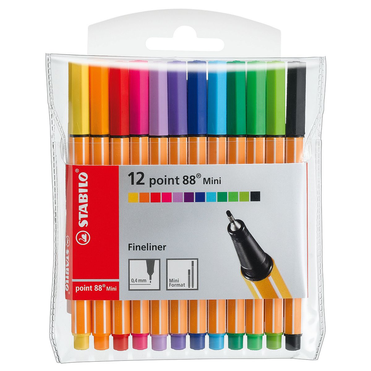 Cienkopis mix 0,3mm 12kol. Stabilo (688/12-1)