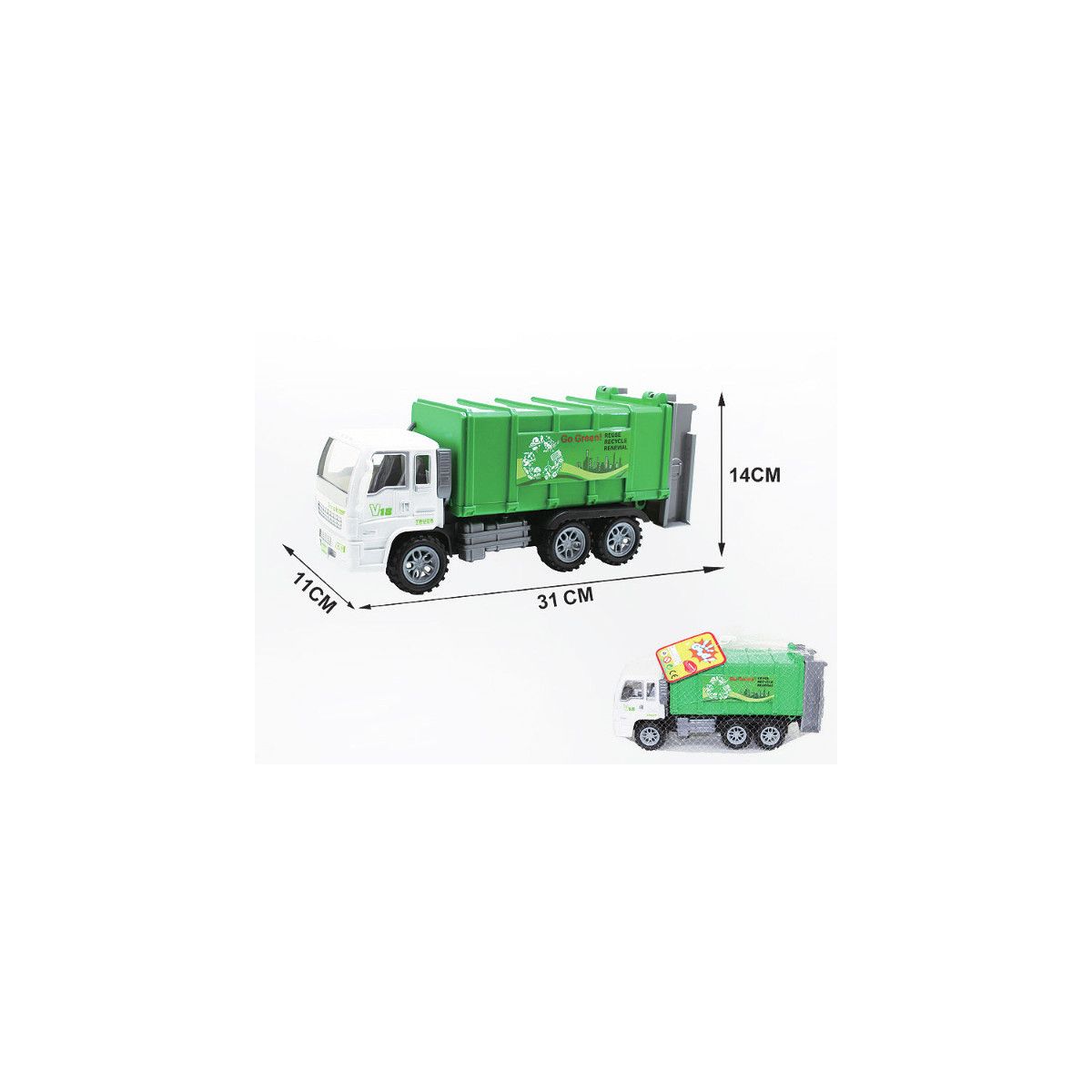 Śmieciarka 31 cm Bigtoys (BA7128)
