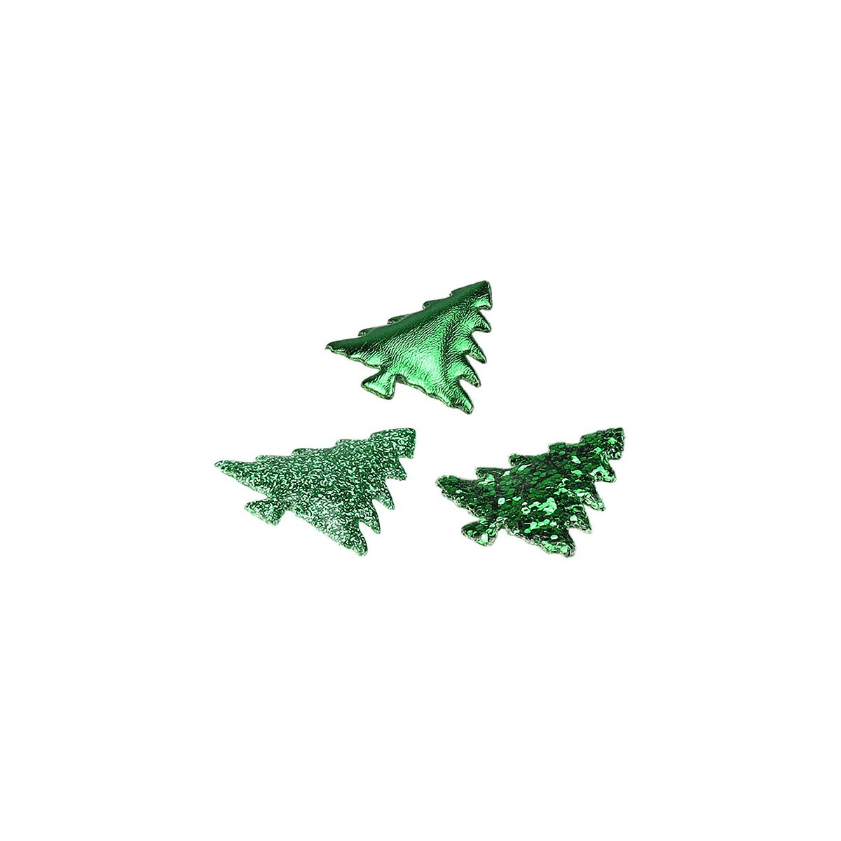Ozdoba materiałowa Craft-Fun Series samoprzylepna Zielone choinki Titanum (BJ25042715)