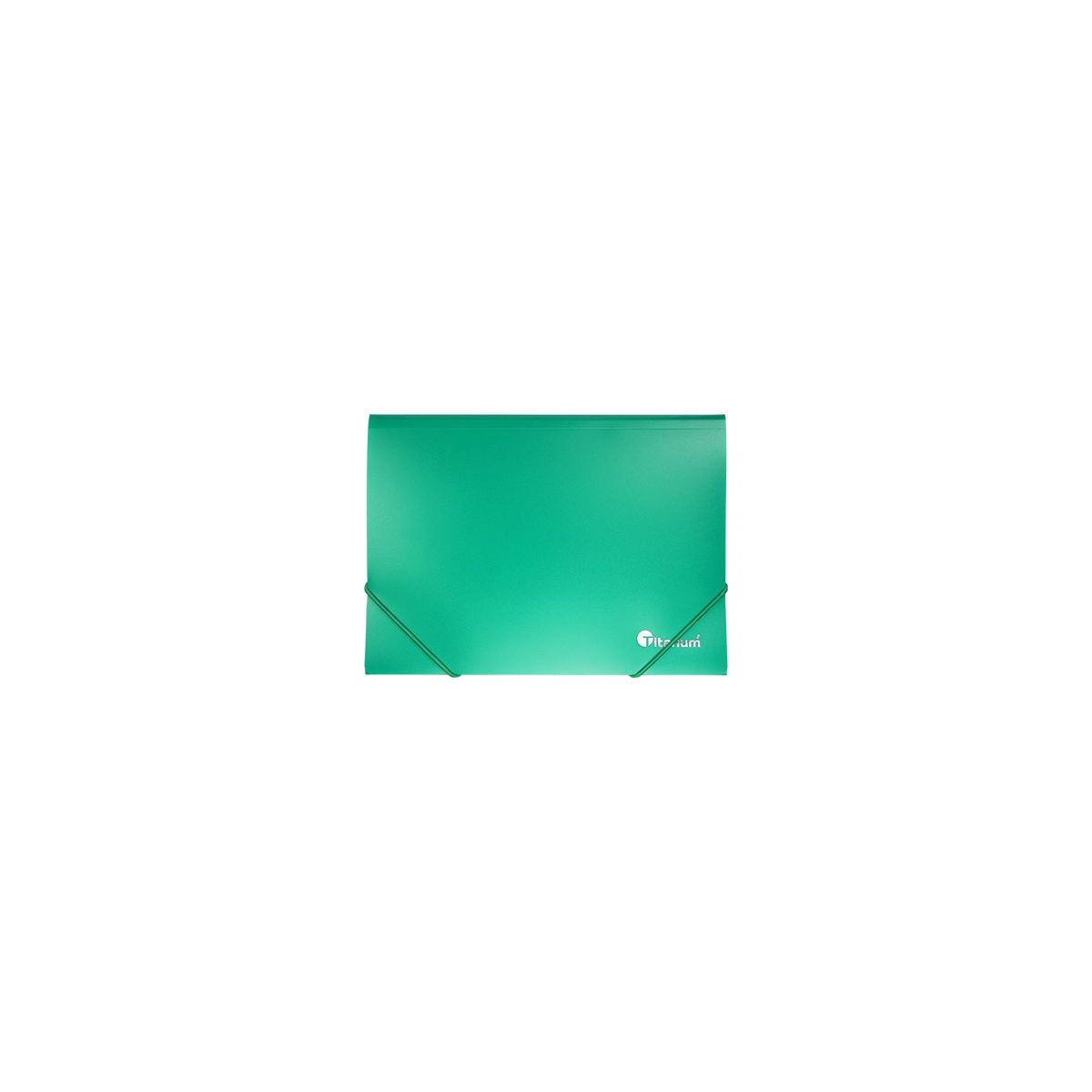 Teczka PP Titanum A5 z gumką zielona (TGG5GR)