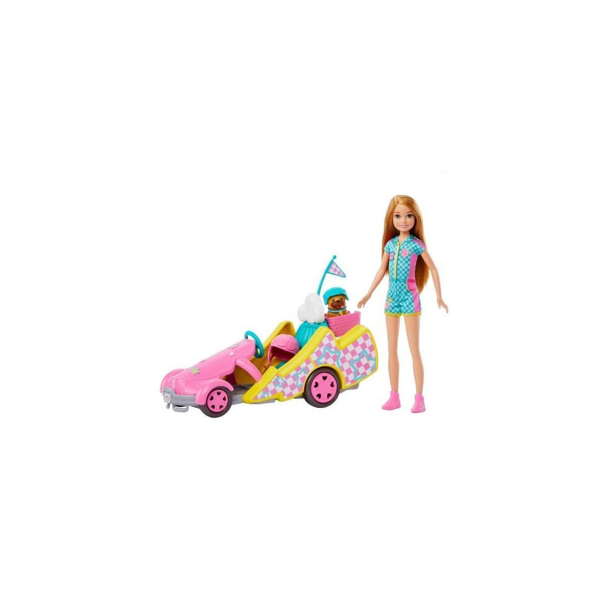 Lalka Barbie Gokart Stacie pojazd filmowy (HRM08)