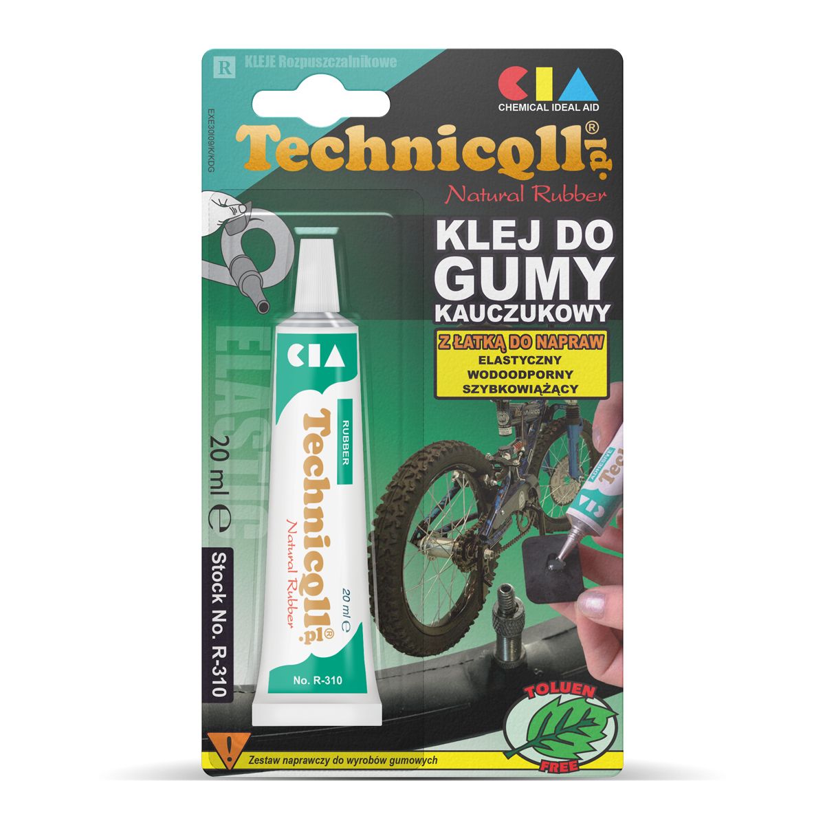 Klej w tubie Technicqll do gumy 20ml (R-310)