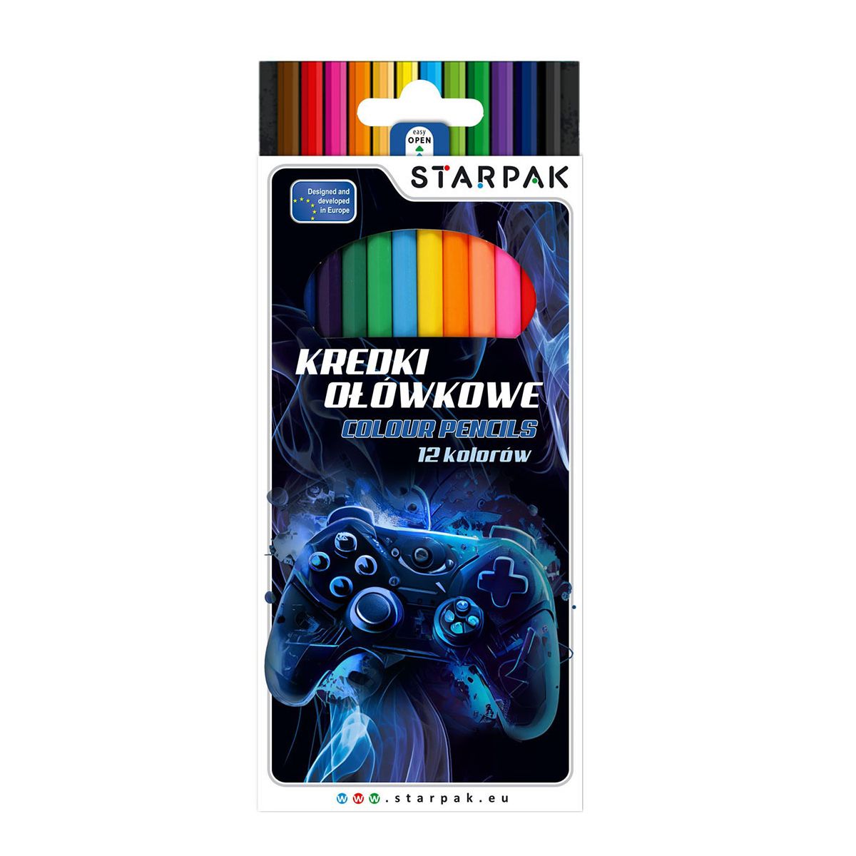 Kredki ołówkowe Pad 12 kol. Starpak (559670)