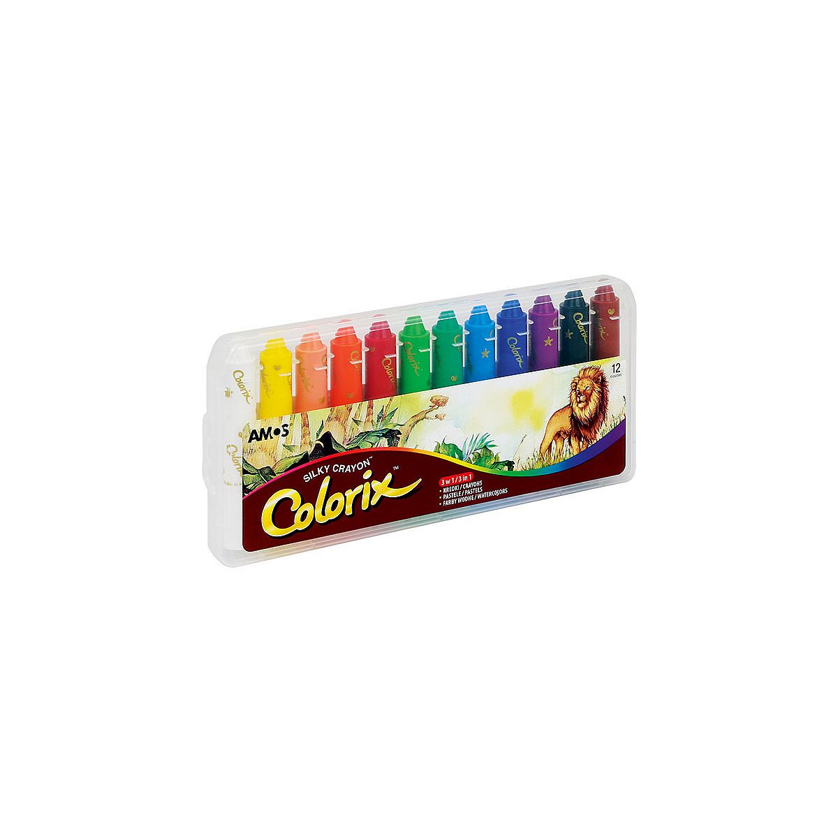 Kredki glinkowe Colorix 12 kol. Amos (RCX5C12)