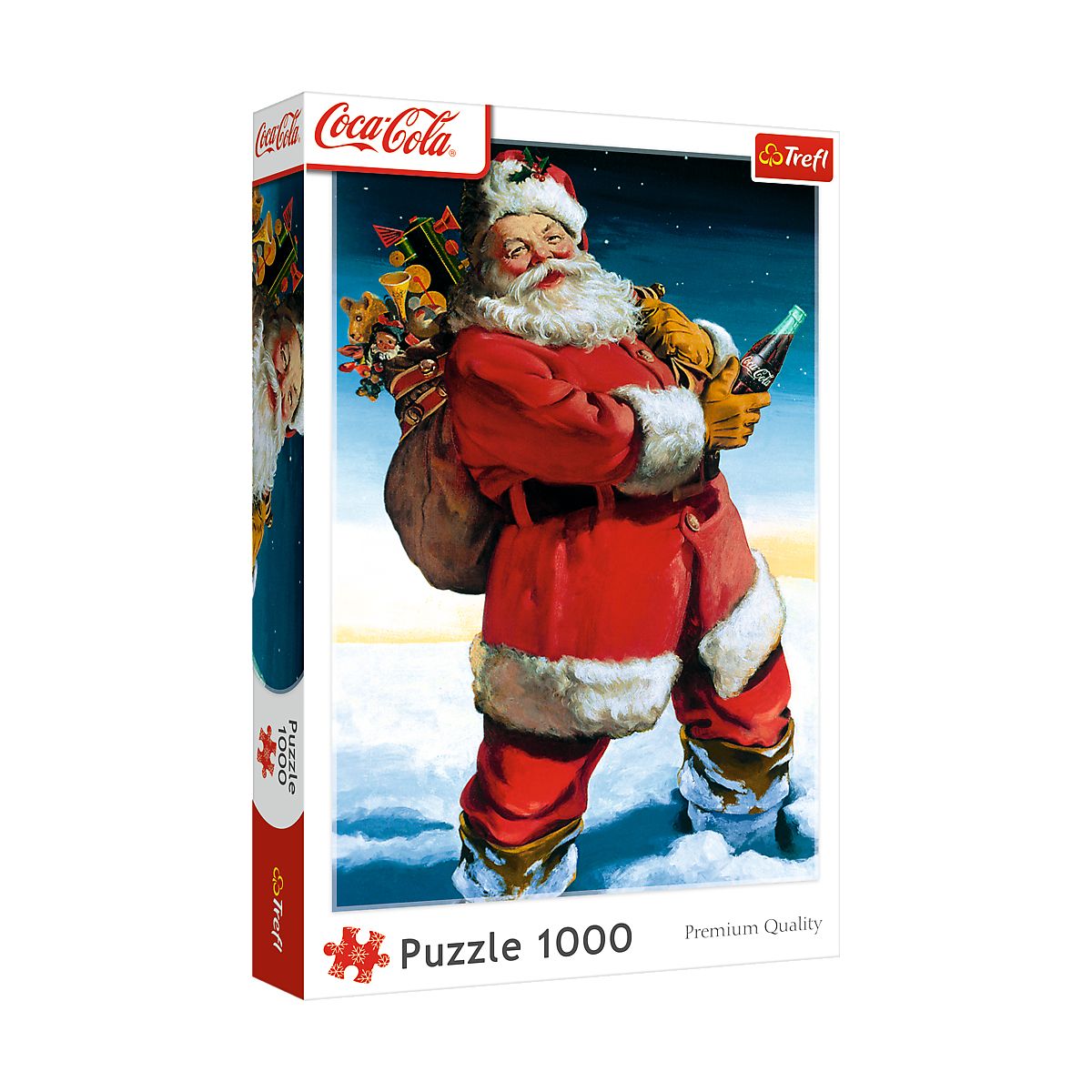 Puzzle Xmass Mikołaj na śniegu Trefl (10923)