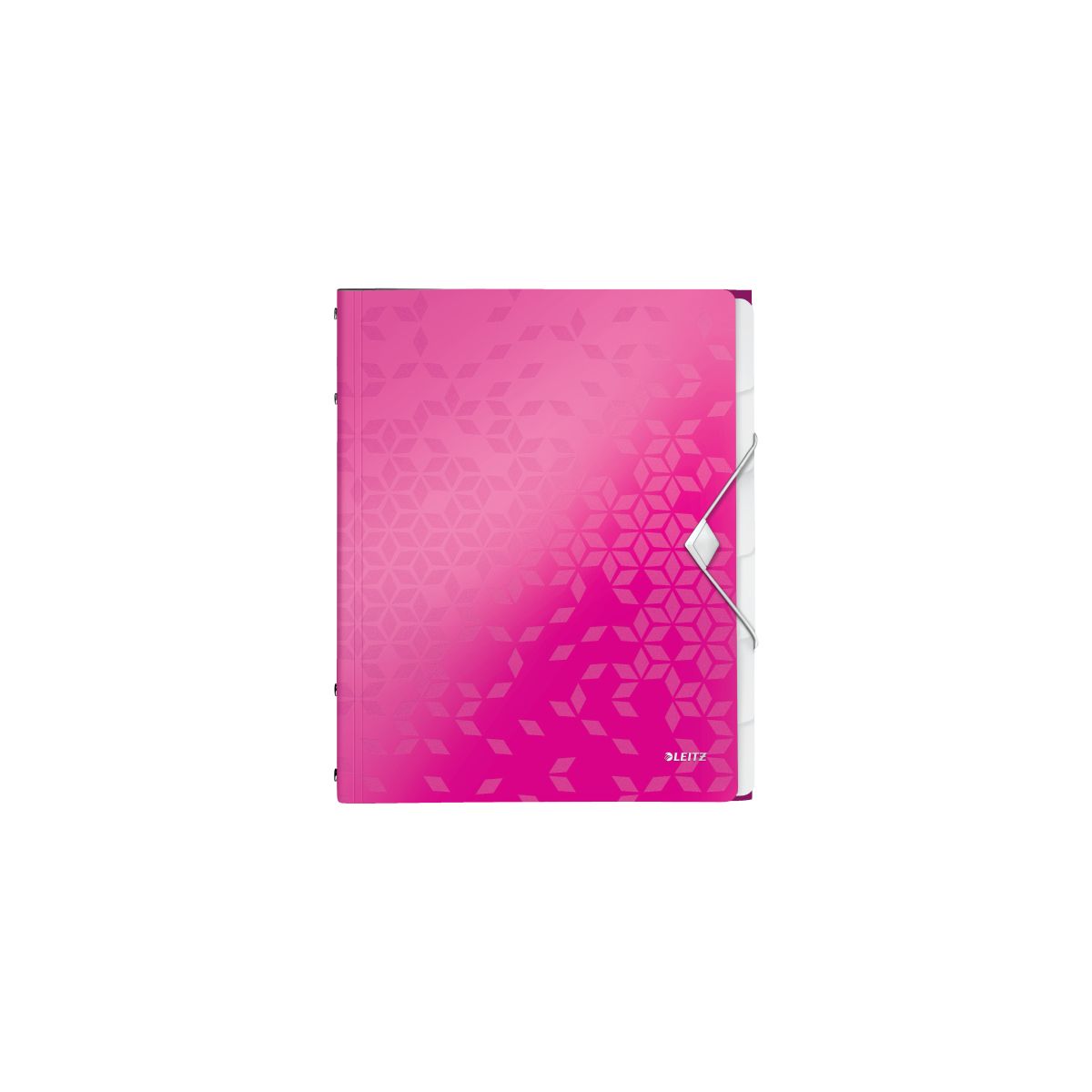 Teczka z przegródkami Leitz WOW A4 kolor: różowy 6 przegródek (46330023)