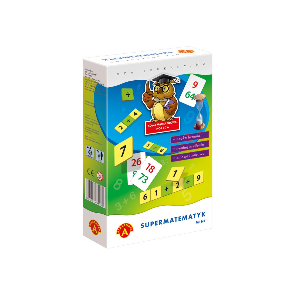 Gra edukacyjna Alexander mini Supermatematyk