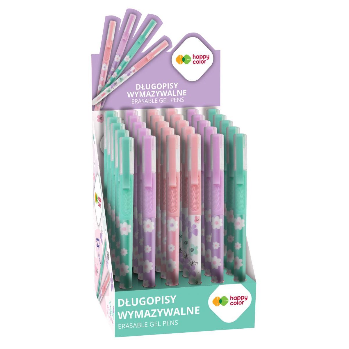Długopis Mg Pearl Flower wymazywalny niebieski (HA 4120 01PF-3)