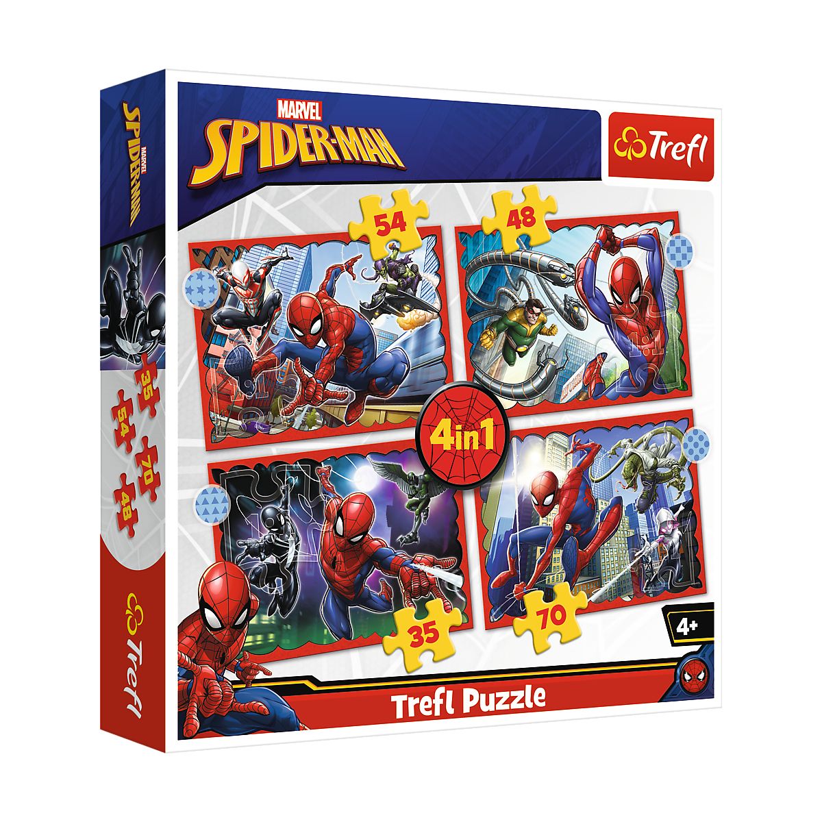 Puzzle Trefl Spider Man 4w1 el. (34384)