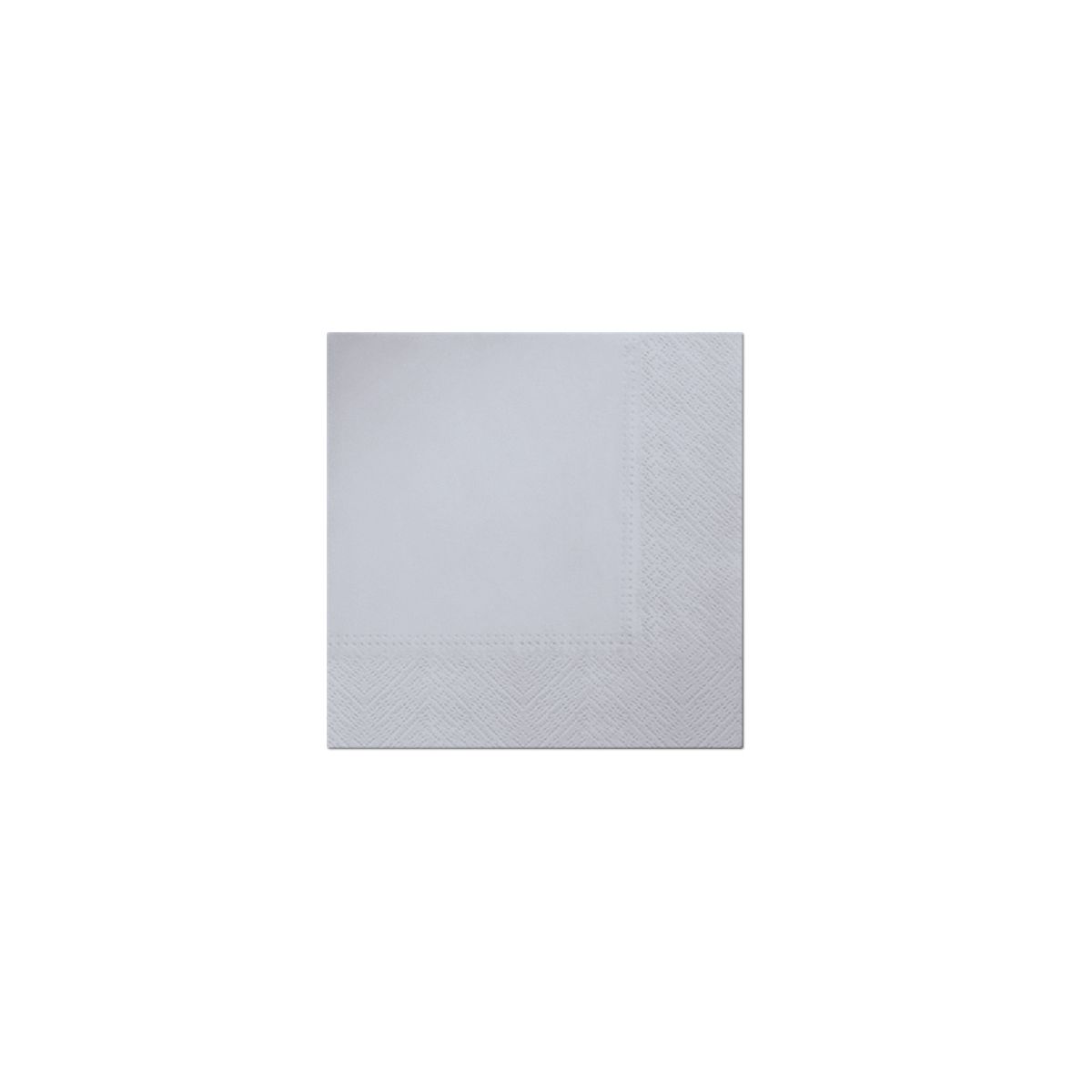 Serwetki Lunch srebrny bibuła [mm:] 330x330 Paw (SDL552408)