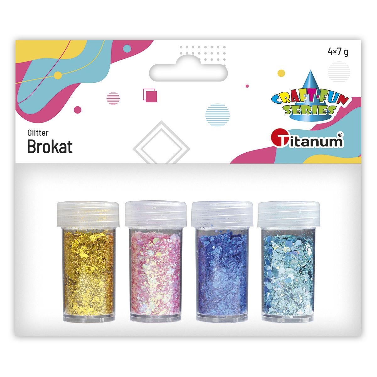 Brokat Titanum Craft-Fun Series kolor: mix 4 kolor. (21HL0820-114(2))